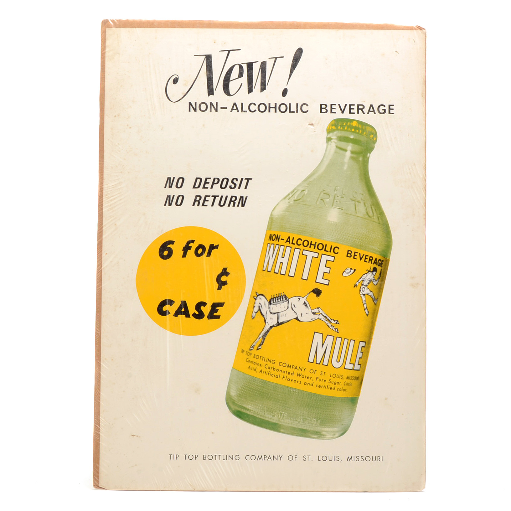 Vintage "White Mule NonAlcoholic Beverage" Advertisement EBTH