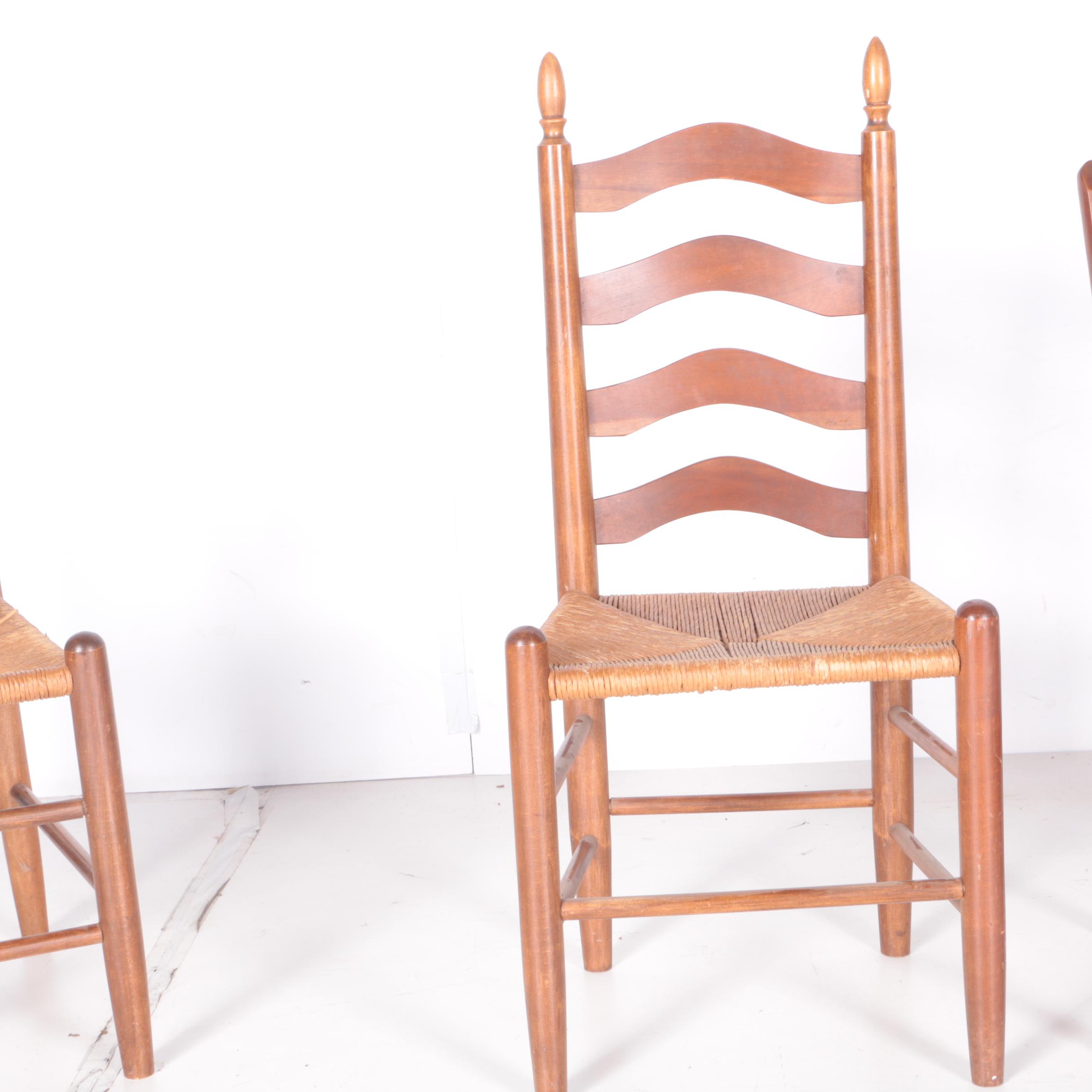 Ladder Back Wicker Chairs EBTH