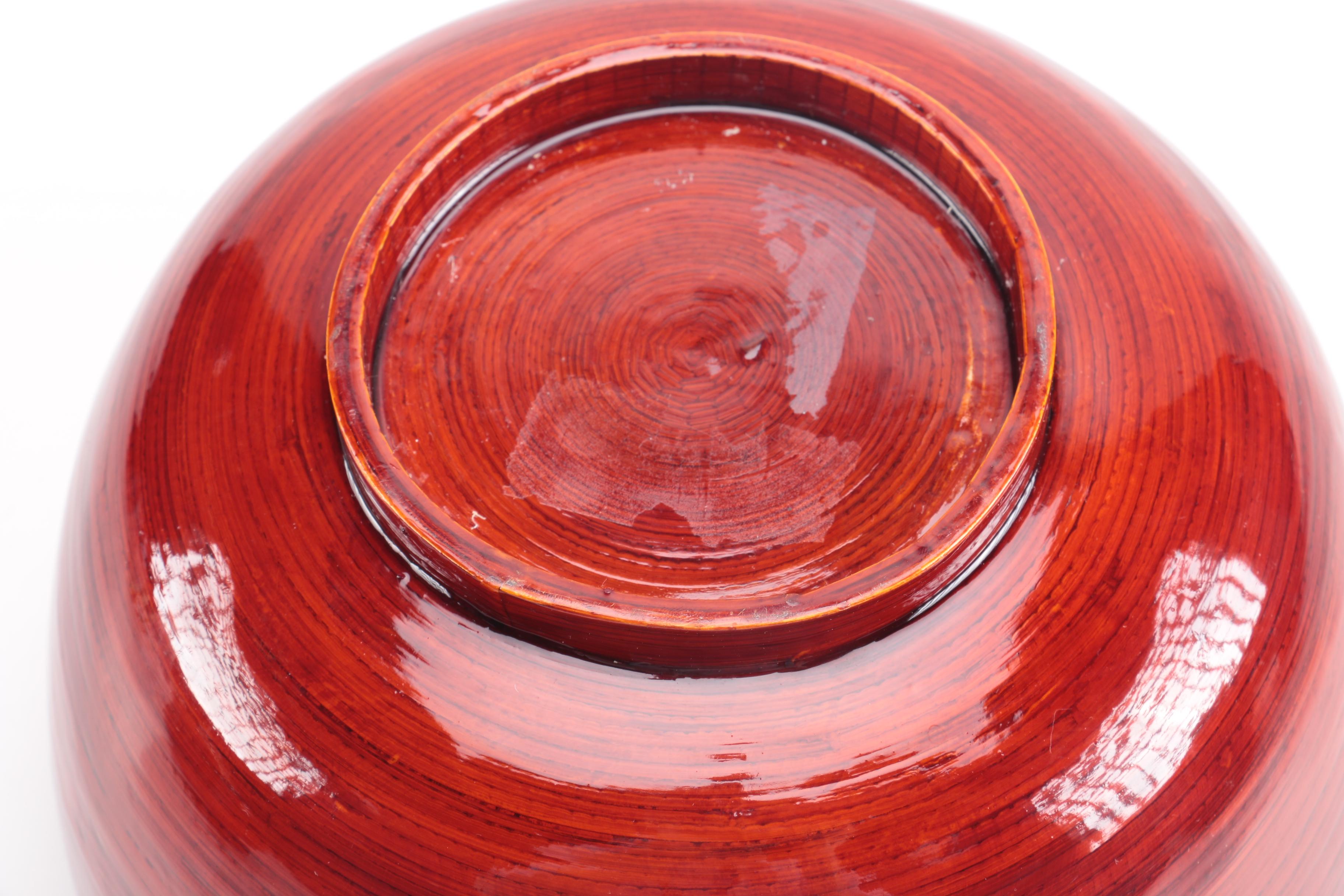 Vietnamese Made Wooden Bowl Set EBTH