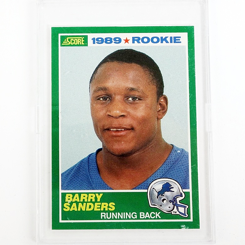 1989 Barry Sanders Rookie Card EBTH