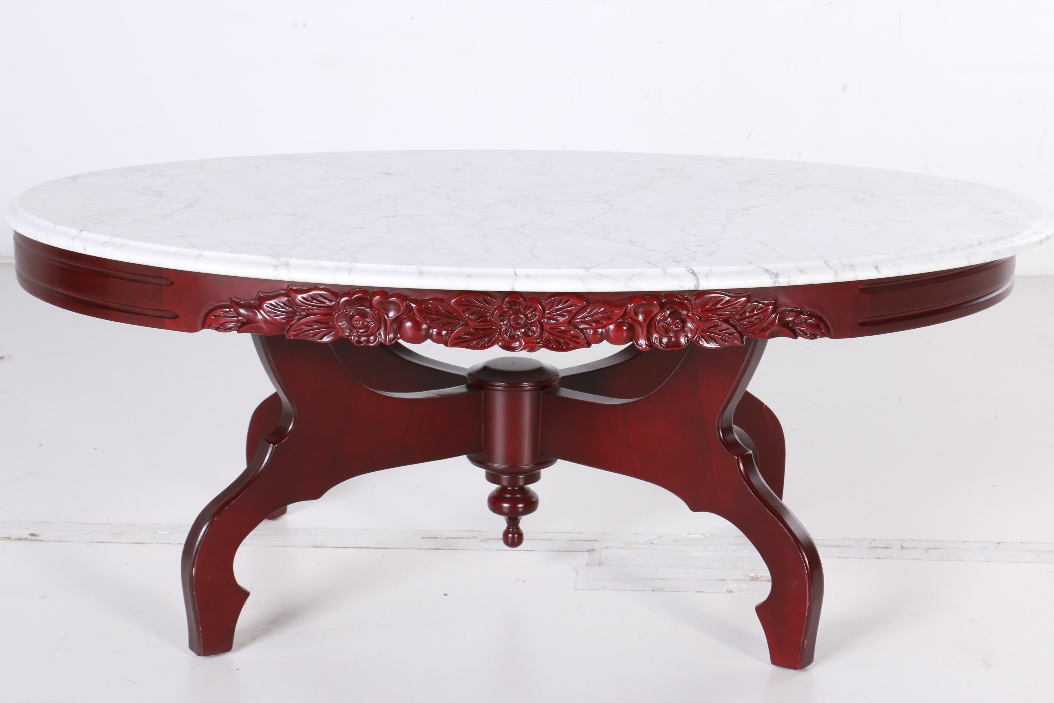 Furniture Fair Inc. Marble Top Coffee Table EBTH