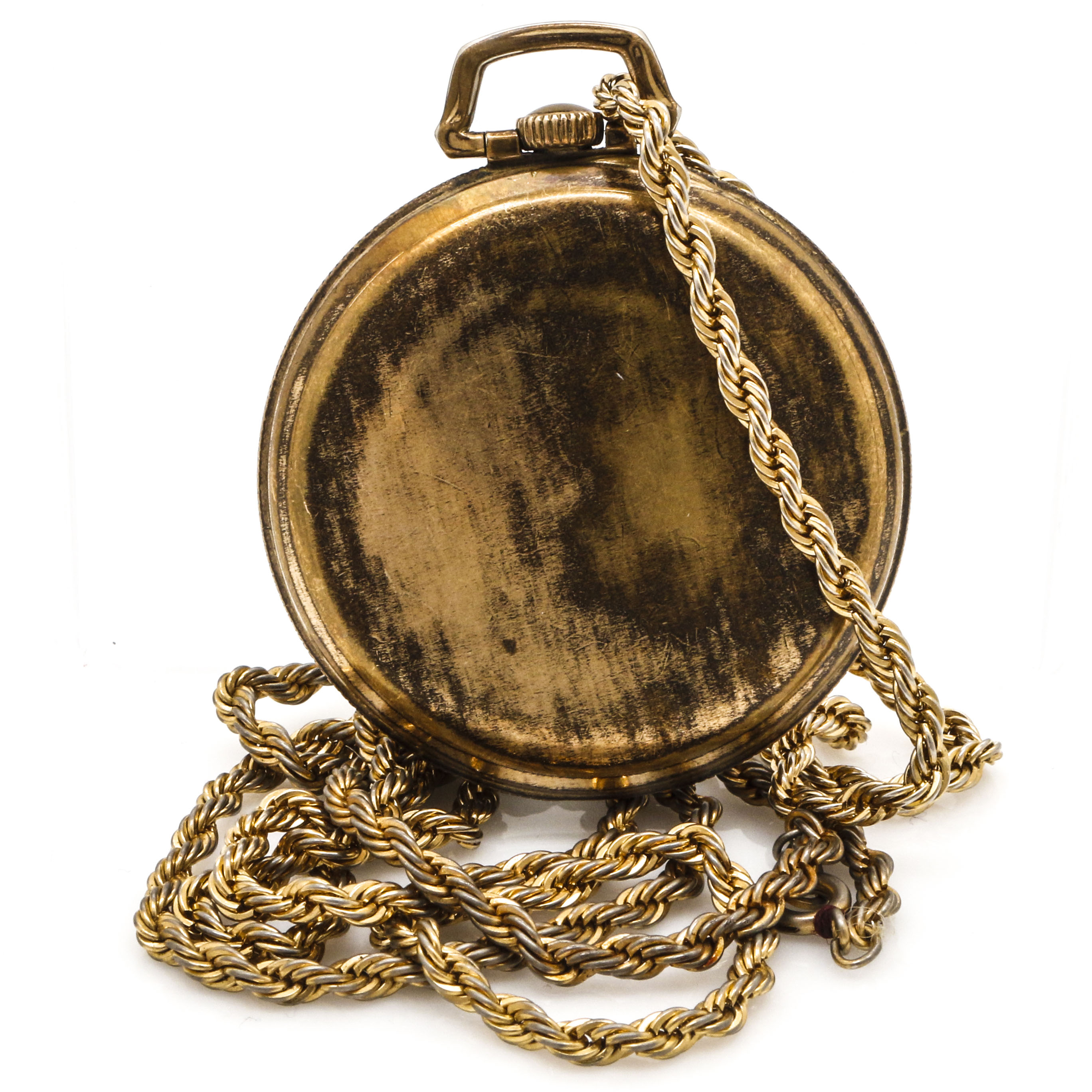 Circa 1928 Elgin Pocket Watch With Rope Chain Fob EBTH