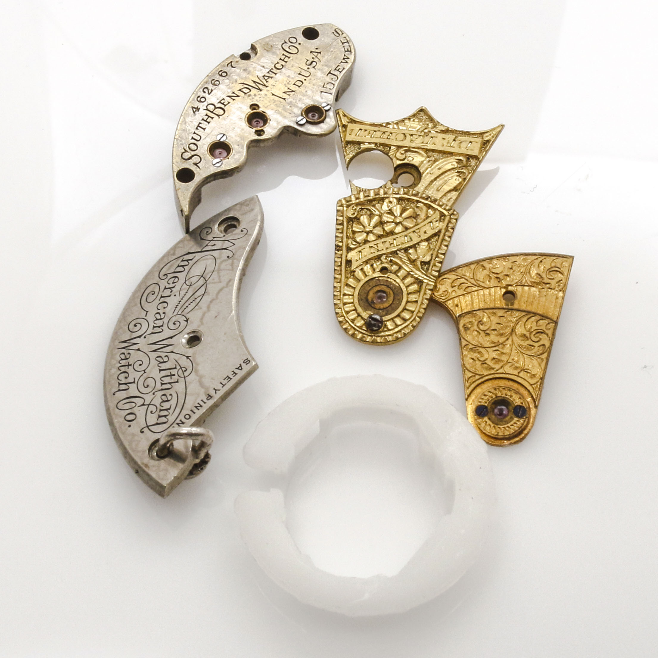 Assortment of Watch Movements, Dials, Cases, and Parts EBTH