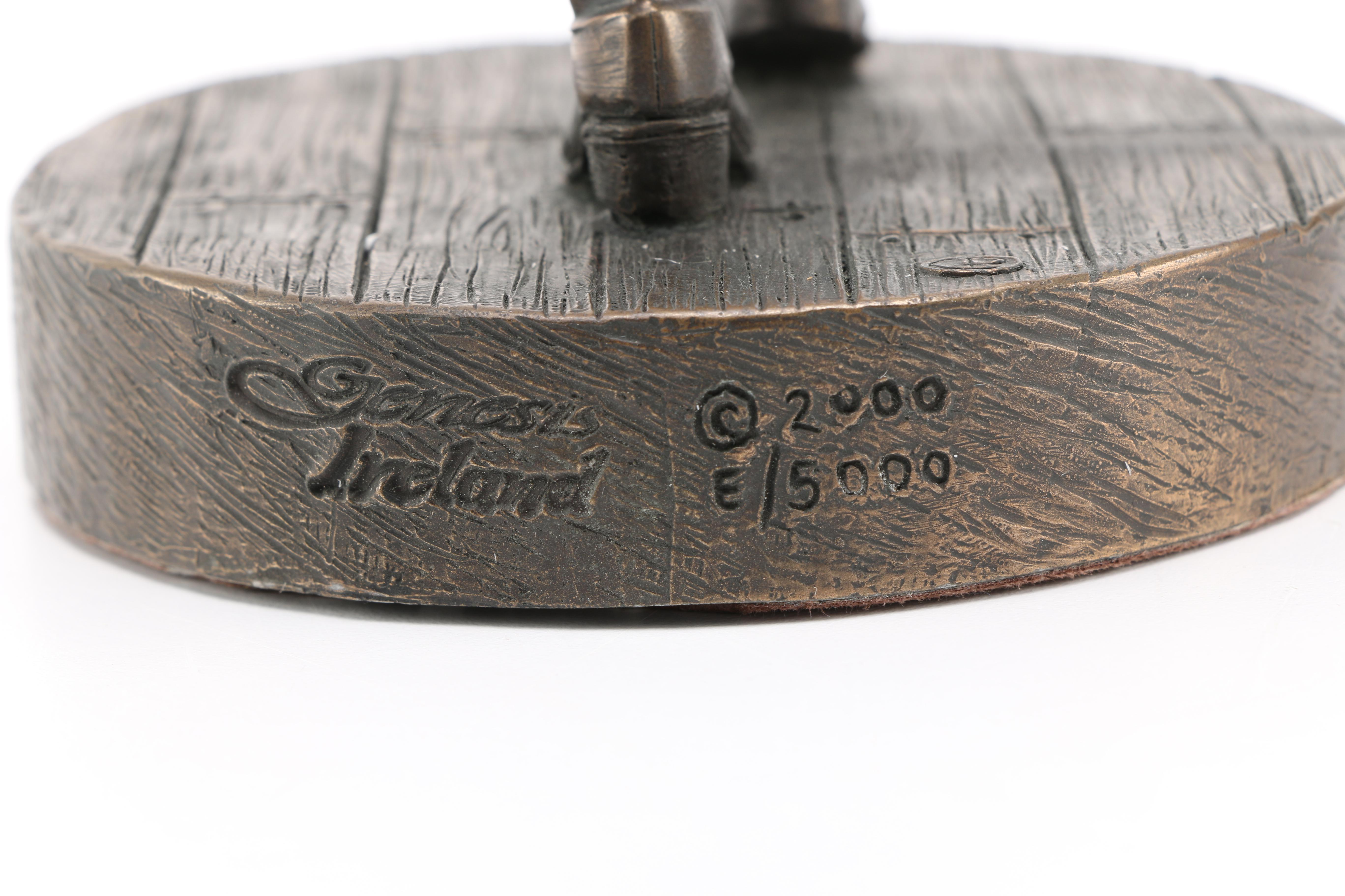 Genesis of Ireland Bronze Tone Sculpture of an Irish Dancer EBTH