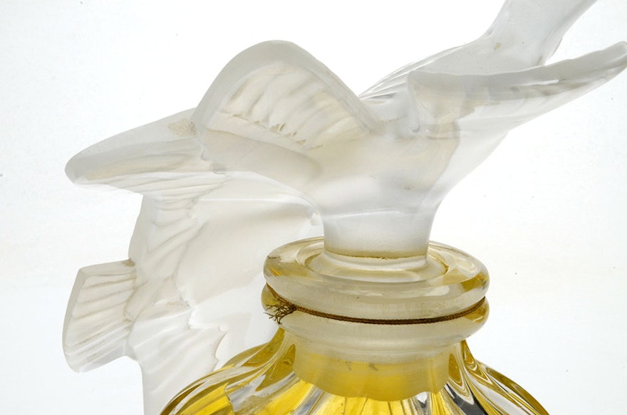 Lalique Crystal Perfume Bottle | EBTH