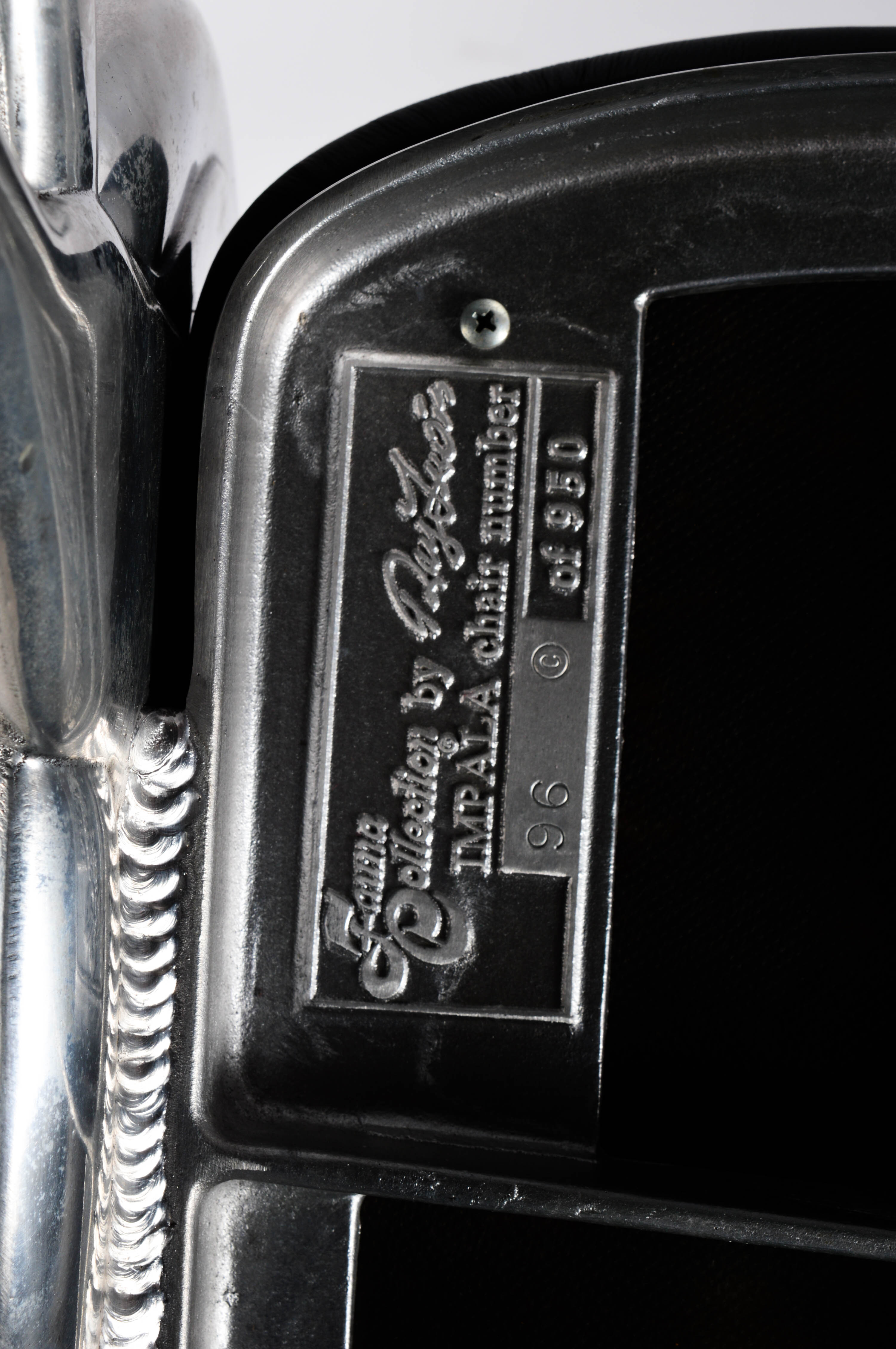 Contemporary Metal Chair With Decorative Gazelle Side Panels EBTH