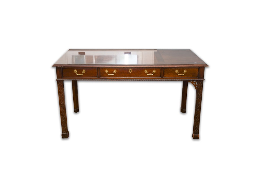 Chinese Chippendale Style Writing Desk By Councill Ebth