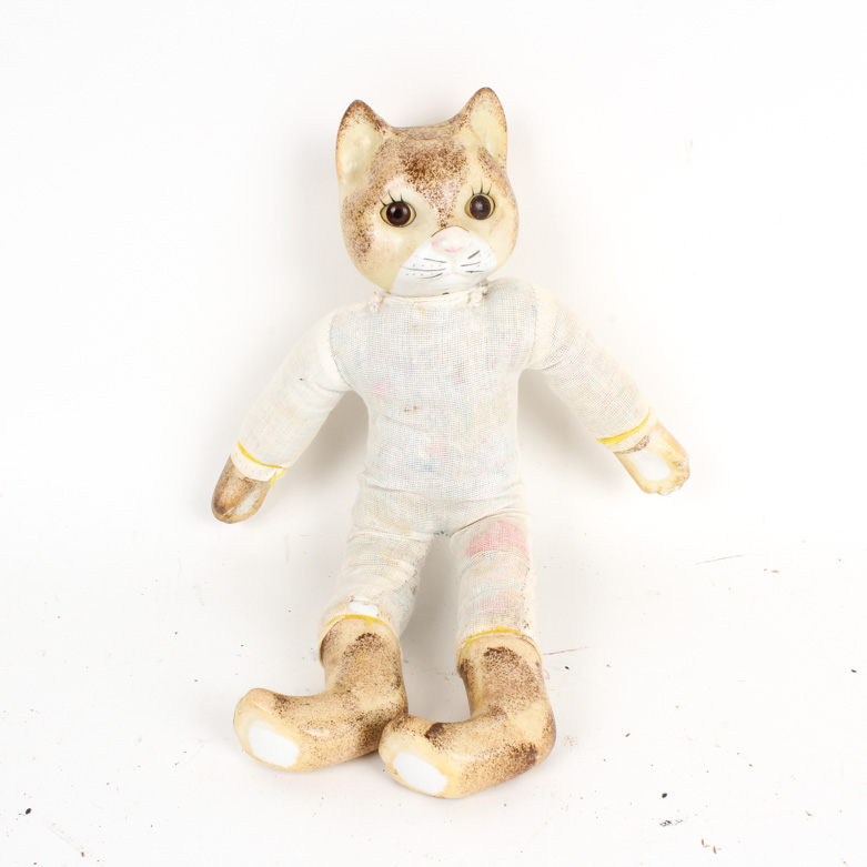 vintage cat doll