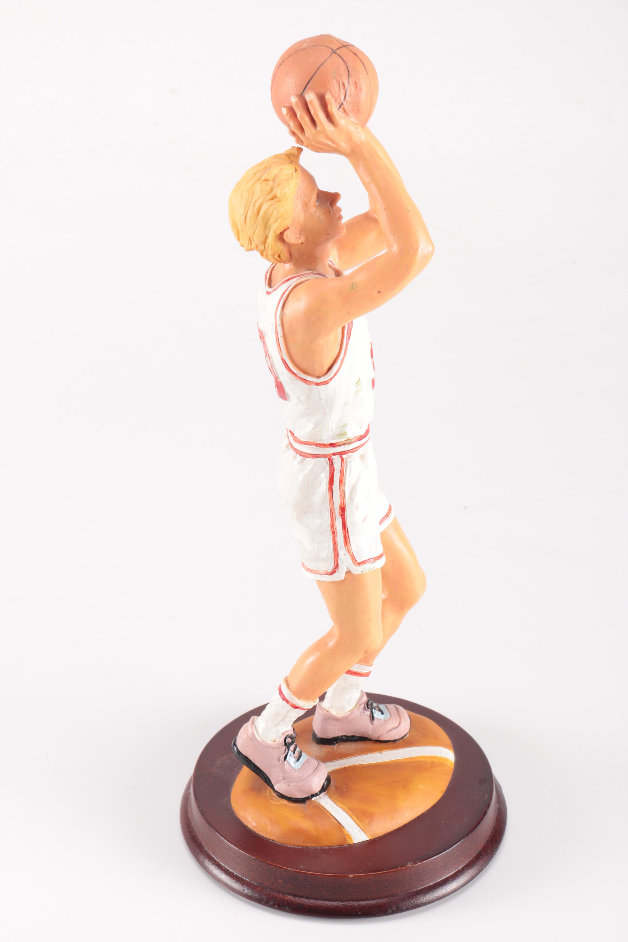Larry Bird Basketball Plastic Figurine EBTH
