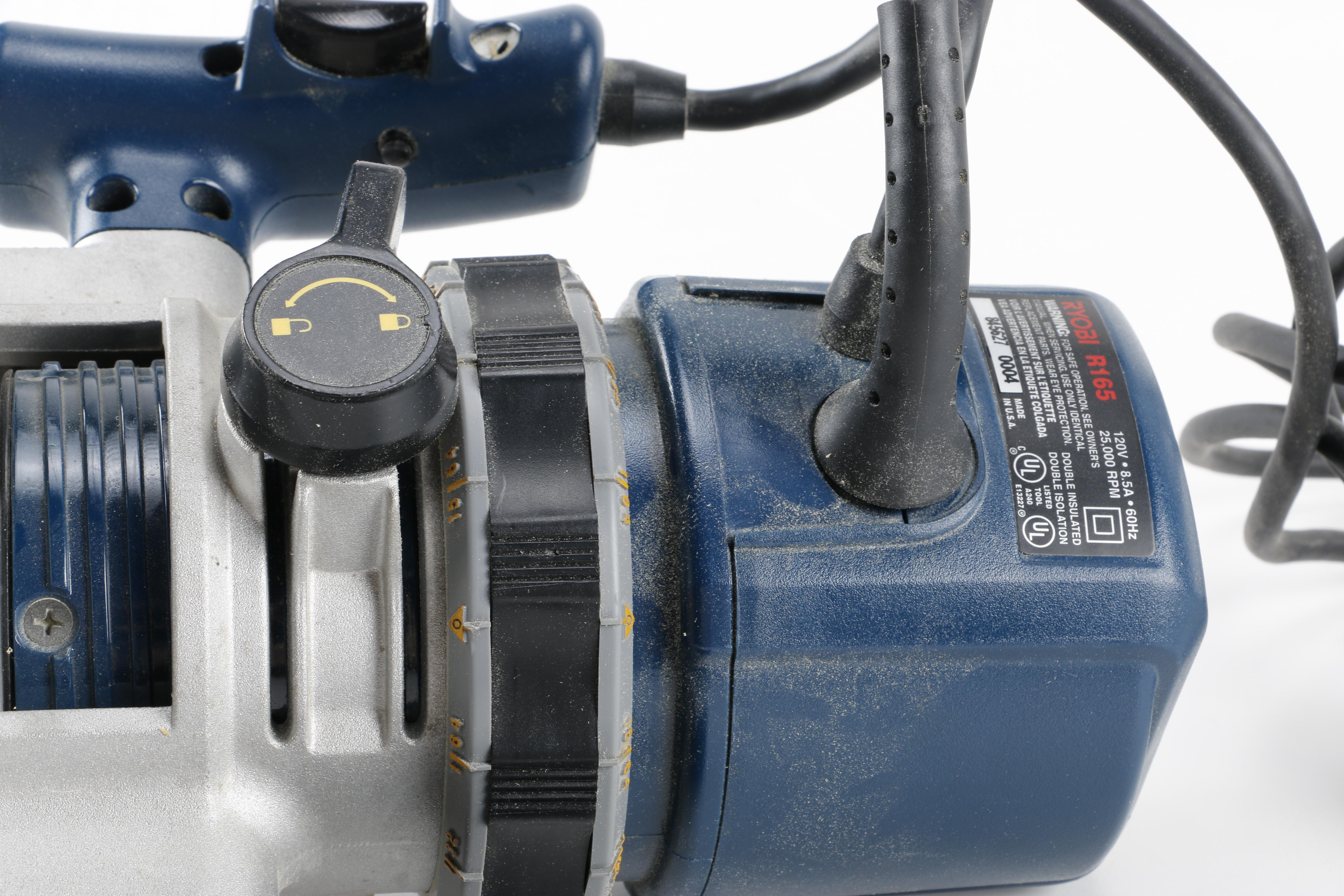 RYOBI R165 Router and Accessories EBTH