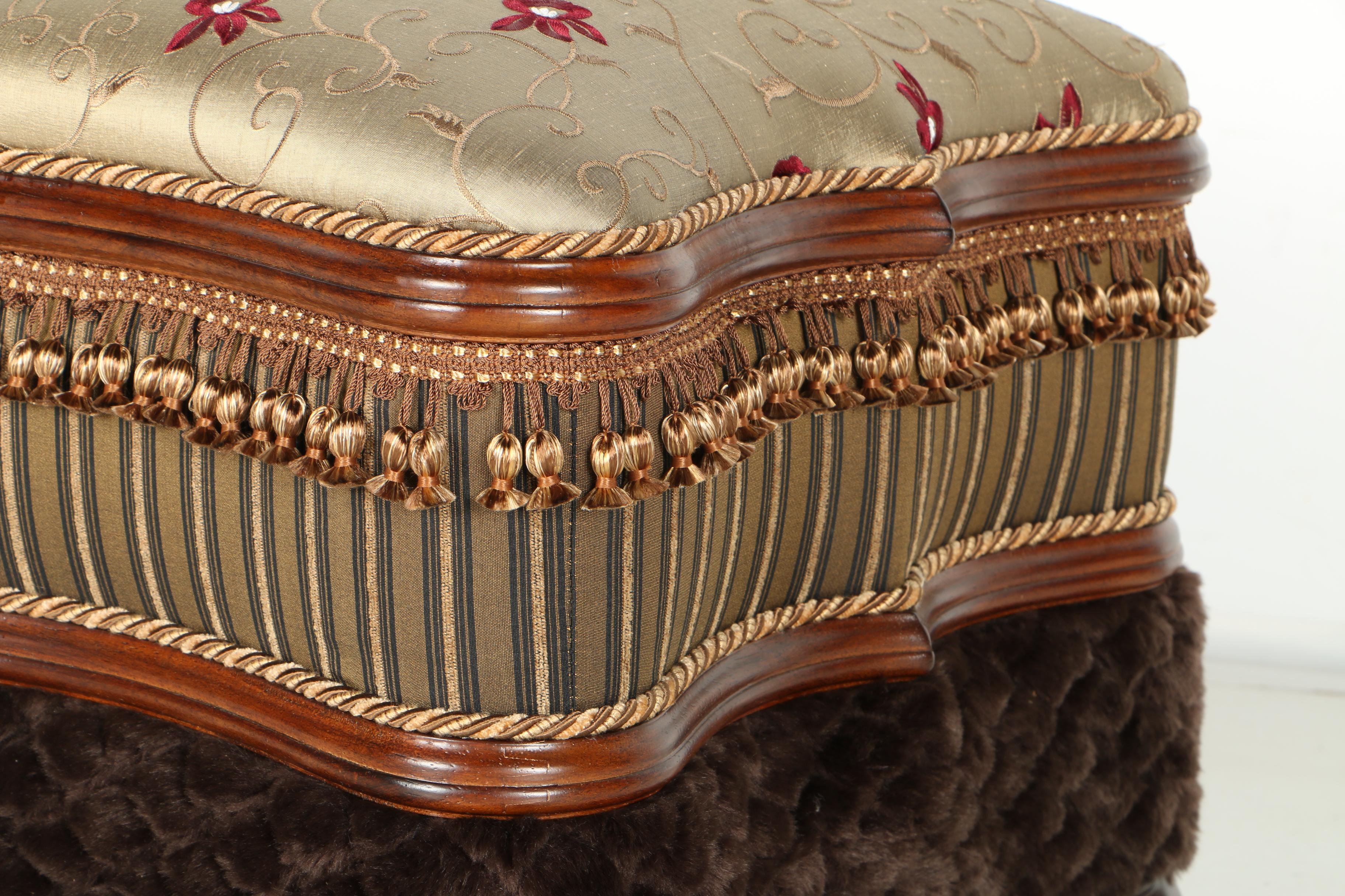 Bombay Company Elaborate Footstool EBTH