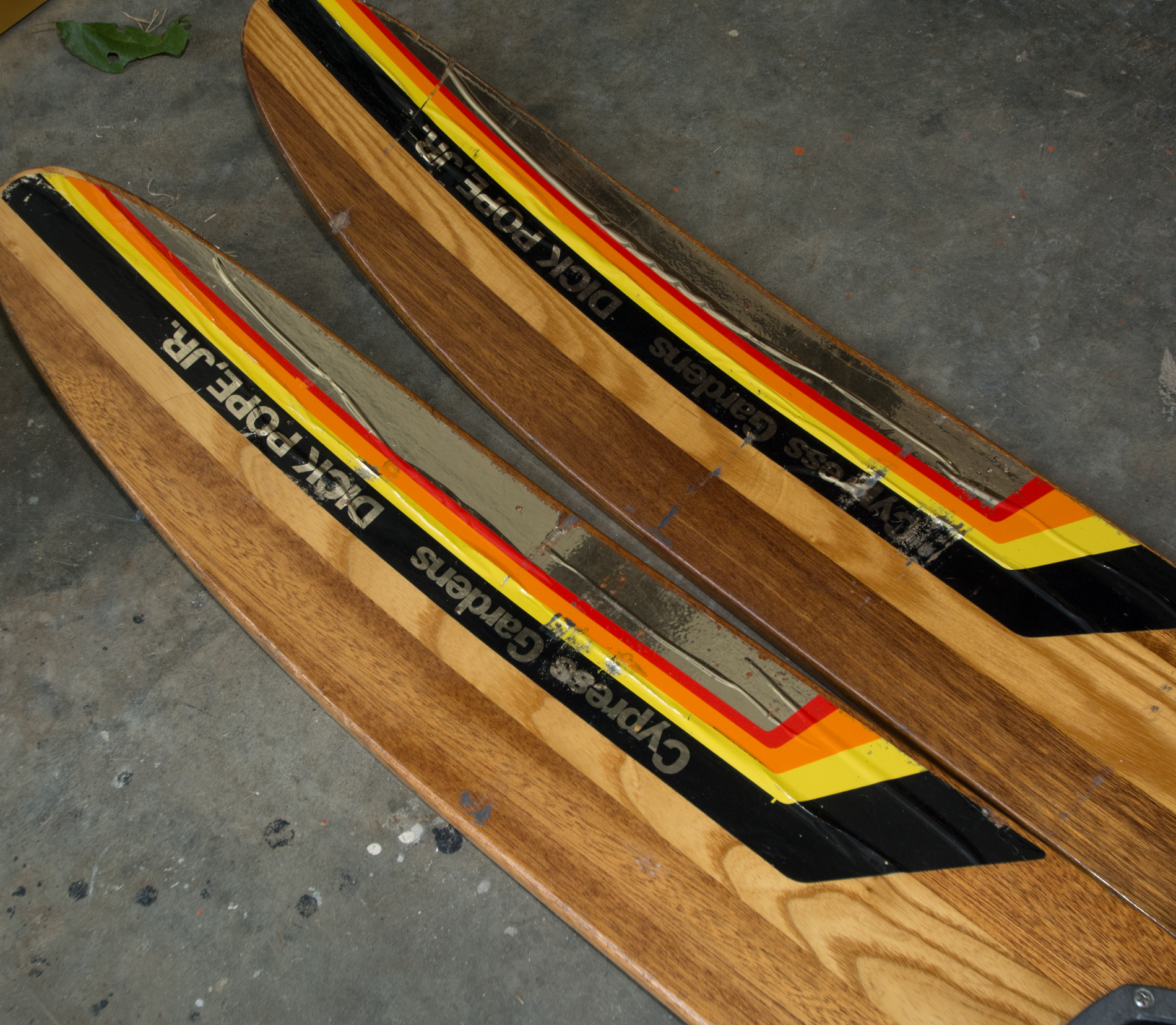 Vintage Cypress Garden Dick Pope Jr. Water Skis EBTH