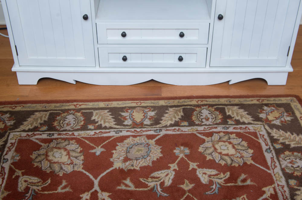 White Sideboard With Beadboard Panel Doors and Drawers | EBTH