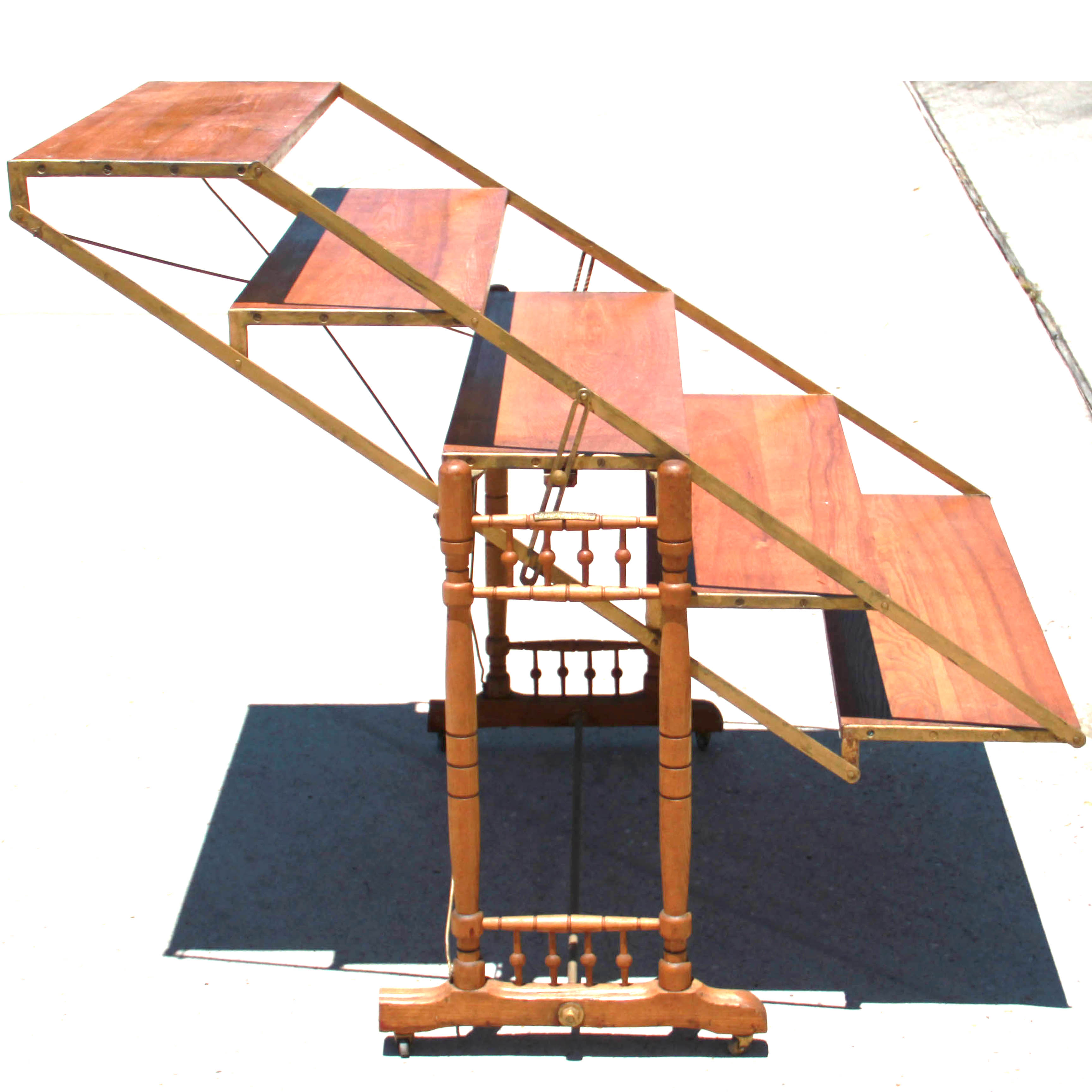 Circa 1890s Bookcase to Table from Combination Table Co. EBTH