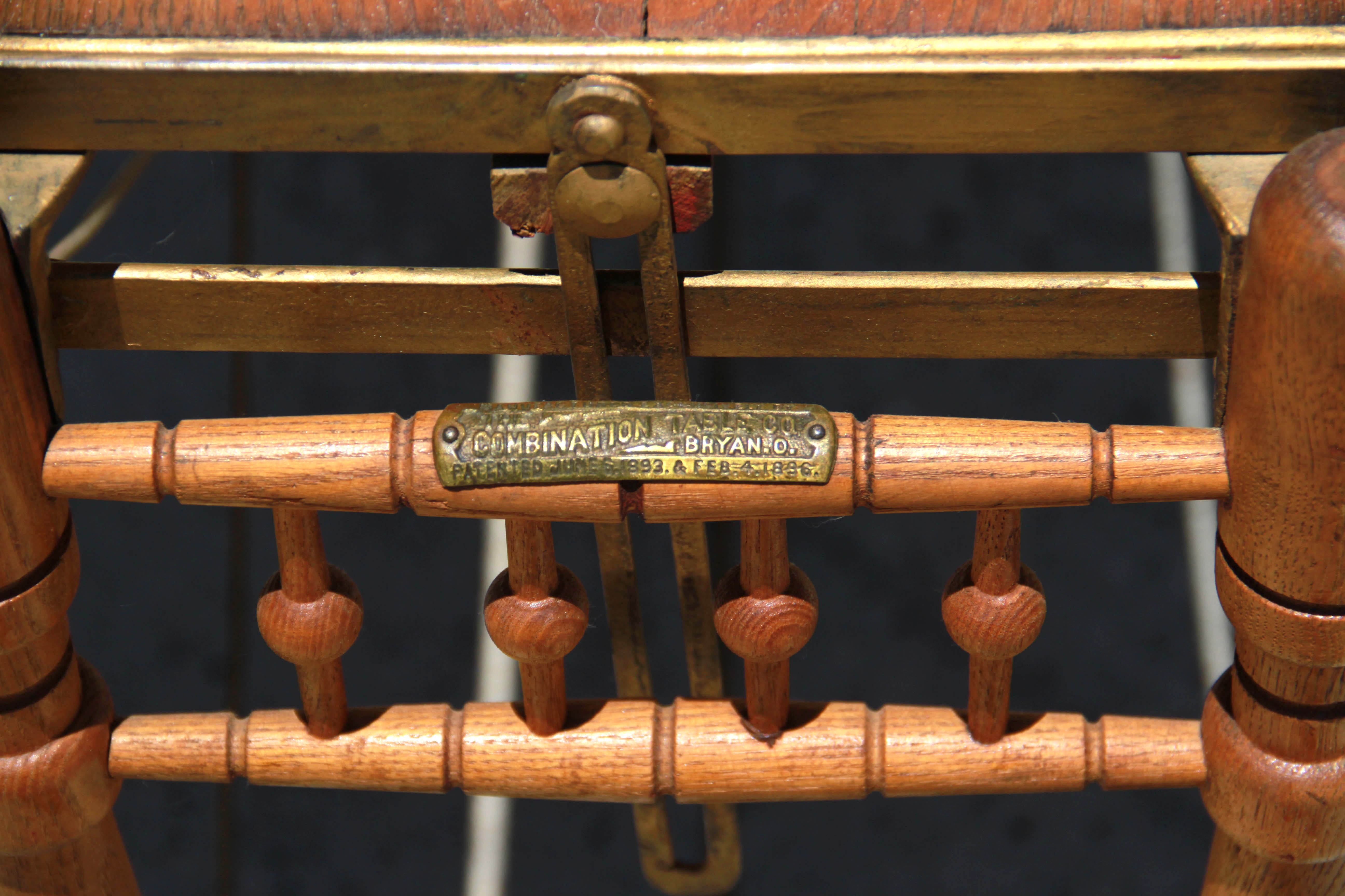 Circa 1890s Bookcase to Table from Combination Table Co. EBTH