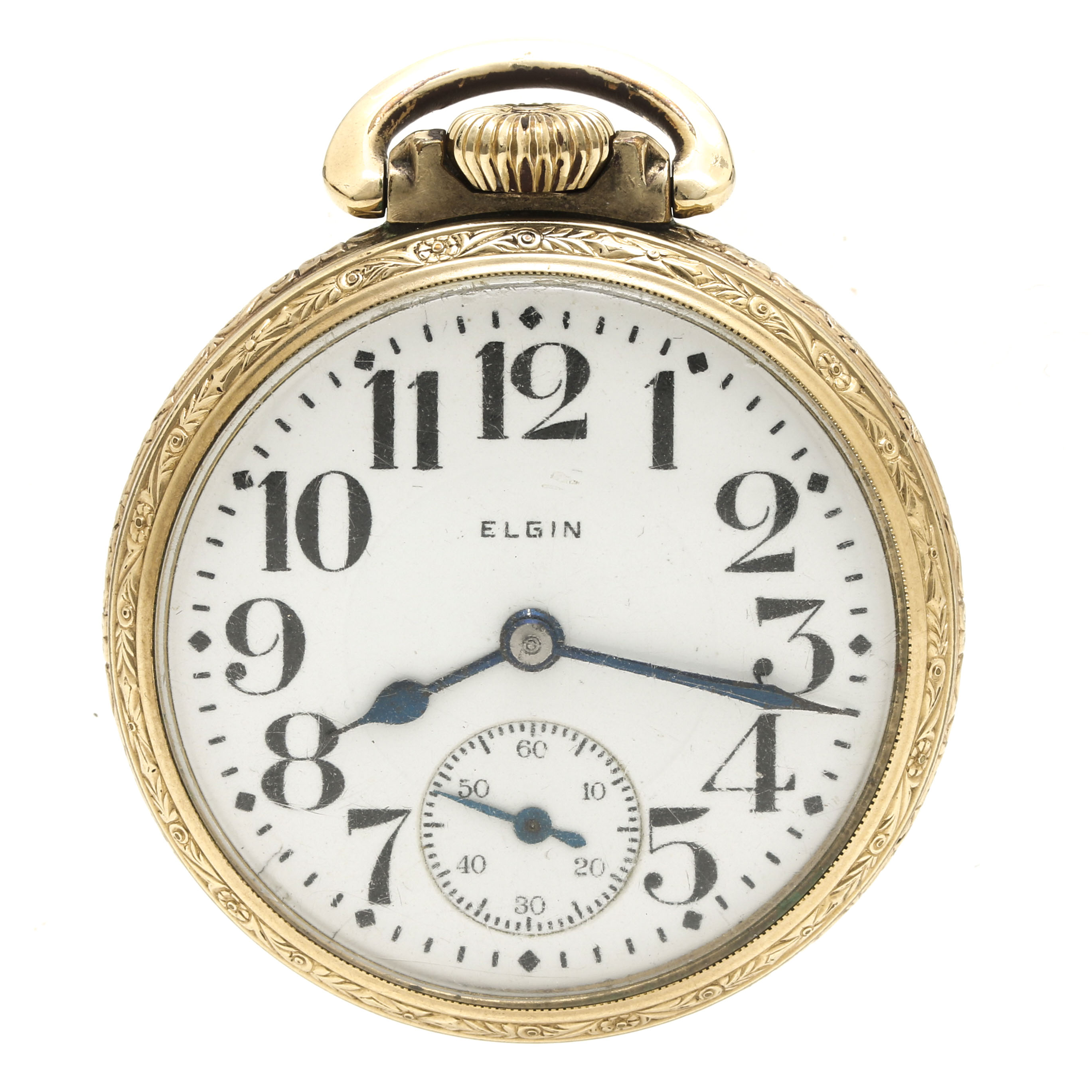 Vintage Elgin Open Face Pocket Watch EBTH