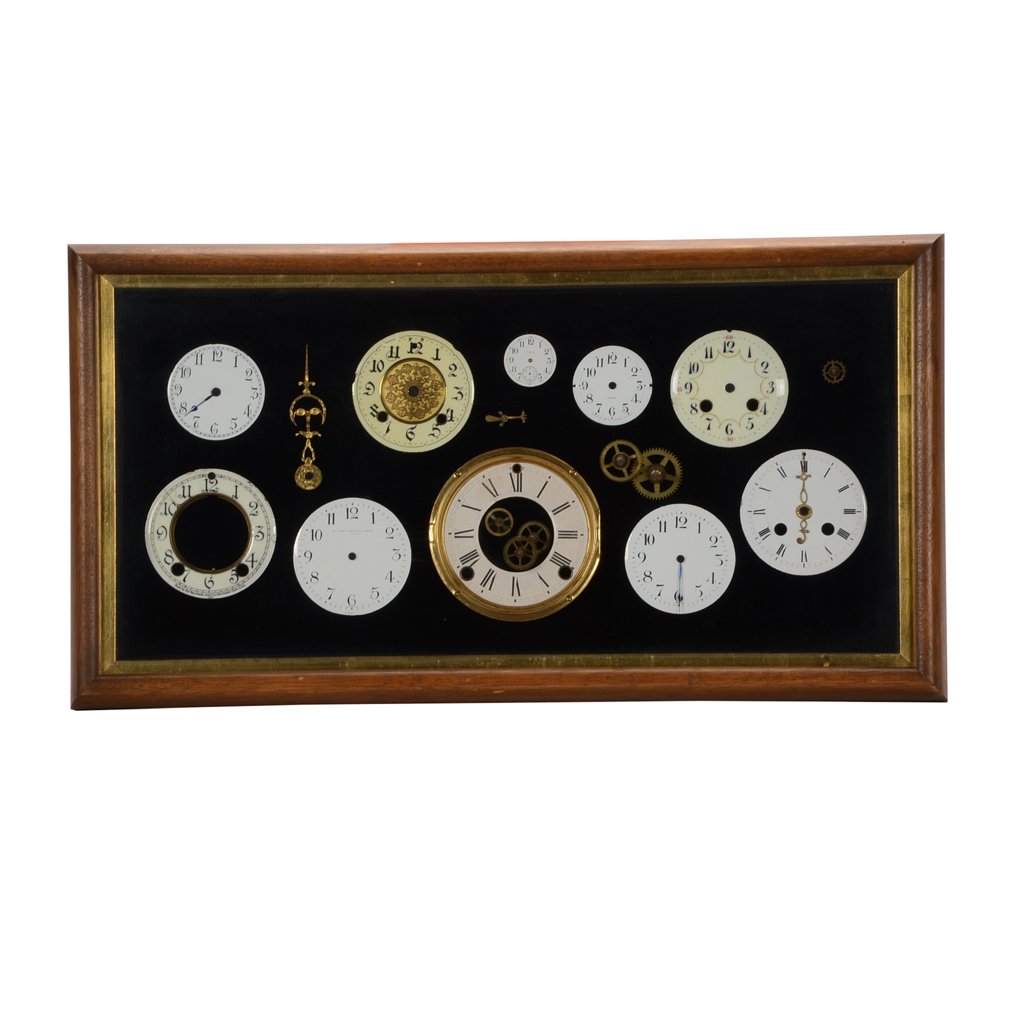 Shadow Box Antique Clock Faces and Parts EBTH