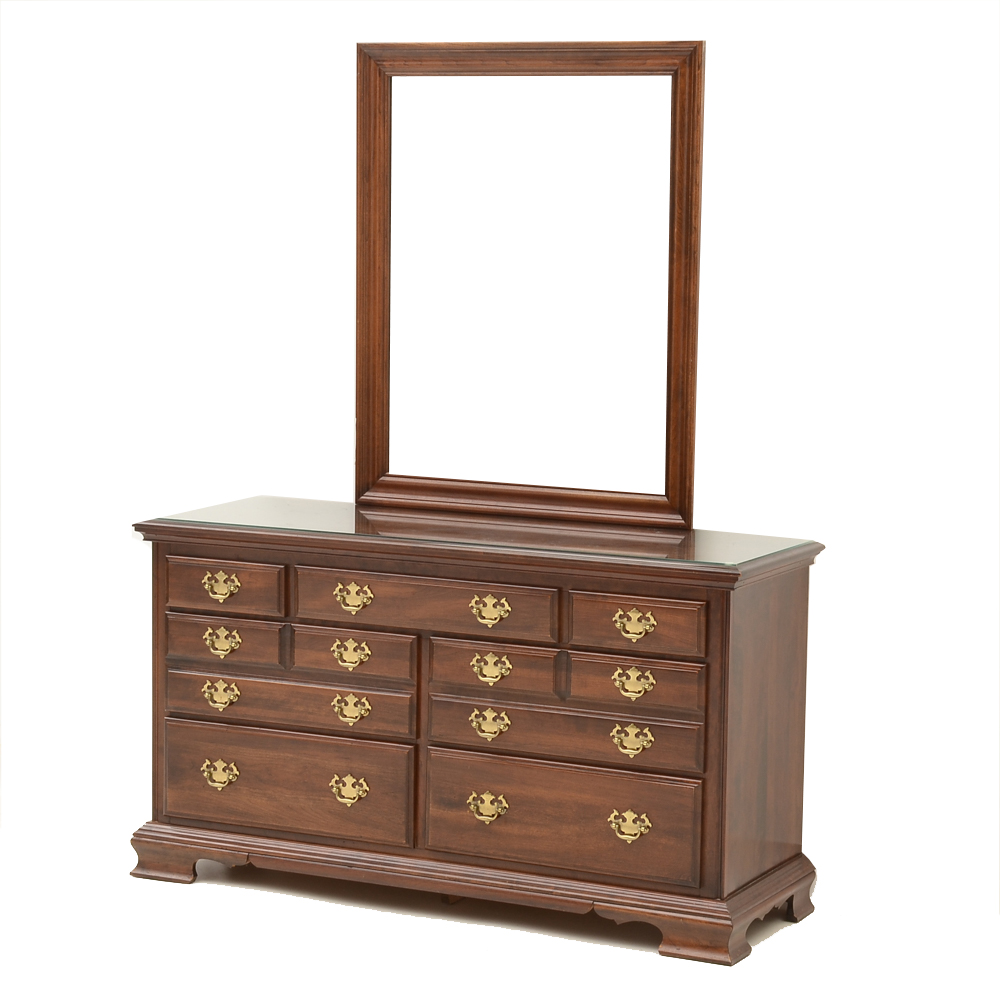 Kincaid Cherry Dresser with Mirror EBTH