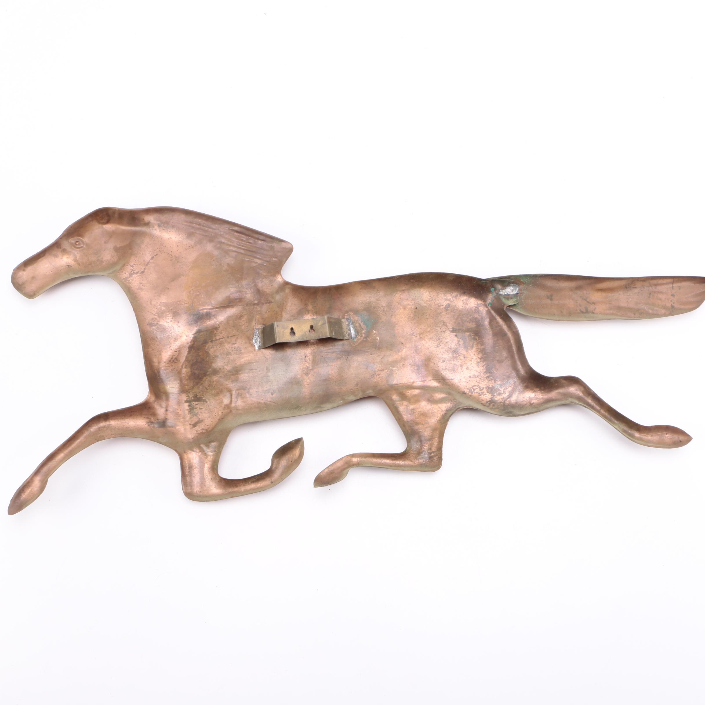 Copper Horse Wall Décor EBTH