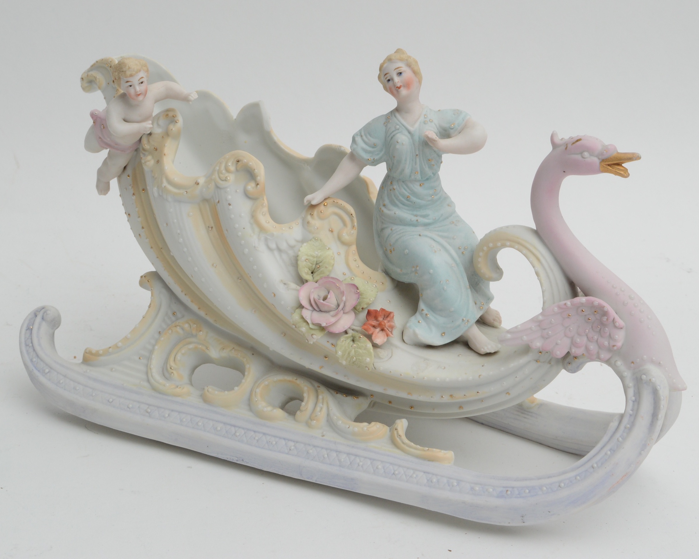 Porcelain Bisque Hand Painted Figurines EBTH