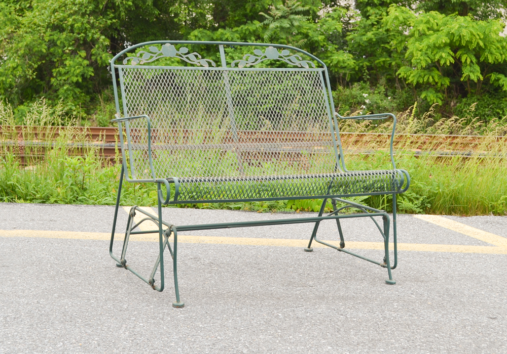 Wrought Iron Patio Glider EBTH