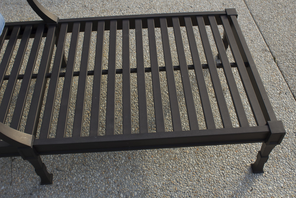 Restoration Hardware Lounge Set and Umbrella | EBTH