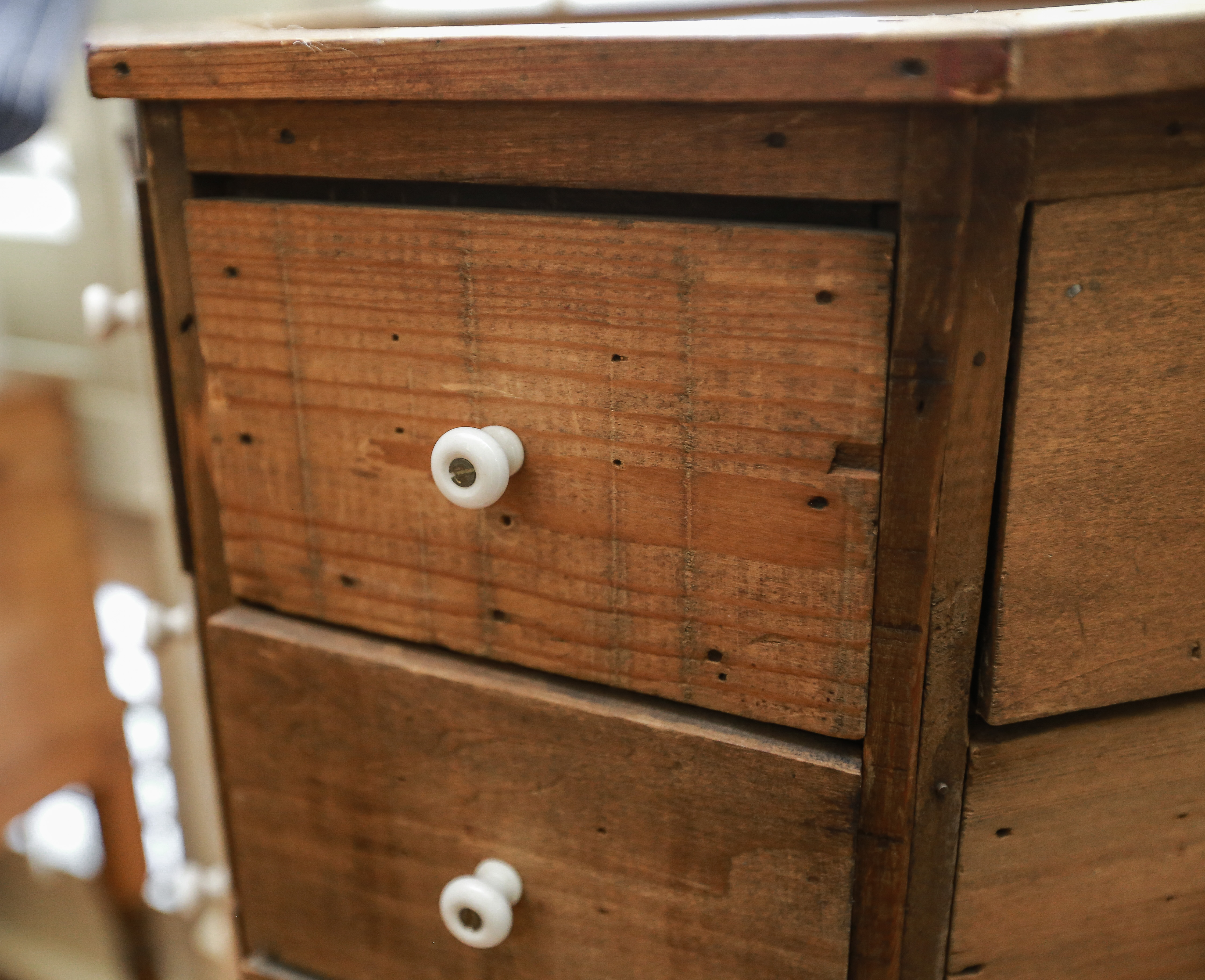 Antique Octagonal Rotating Hardware EBTH