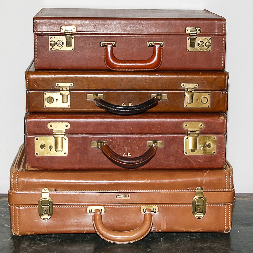 Collection Of Vintage Briefcases Ebth 