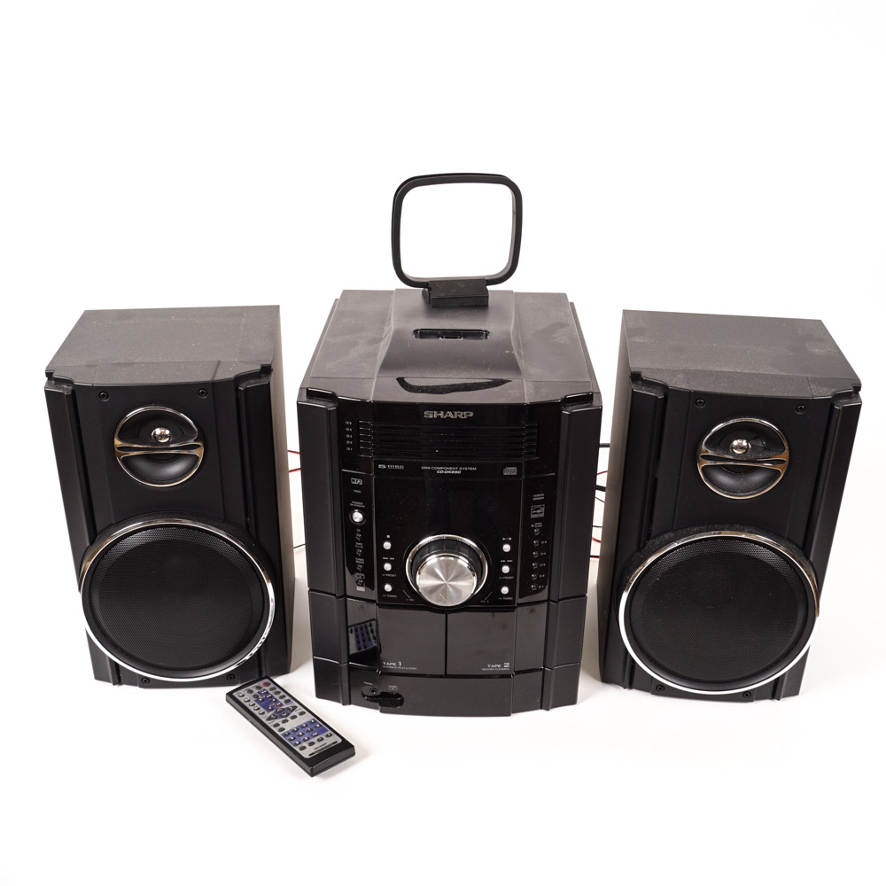 Sharp Bookshelf Stereo Ebth