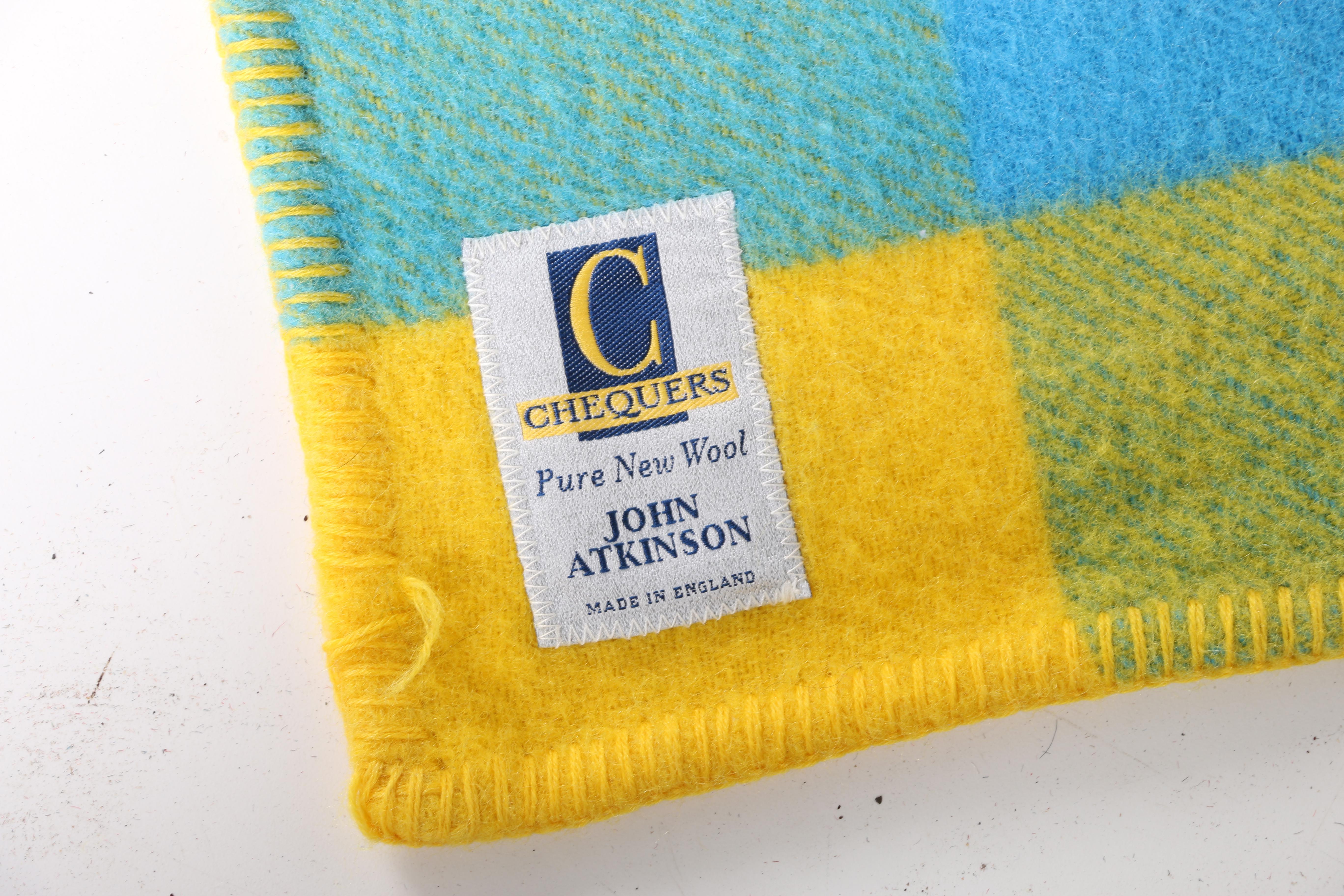 John Atkinson "Chequers" Wool Blanket EBTH