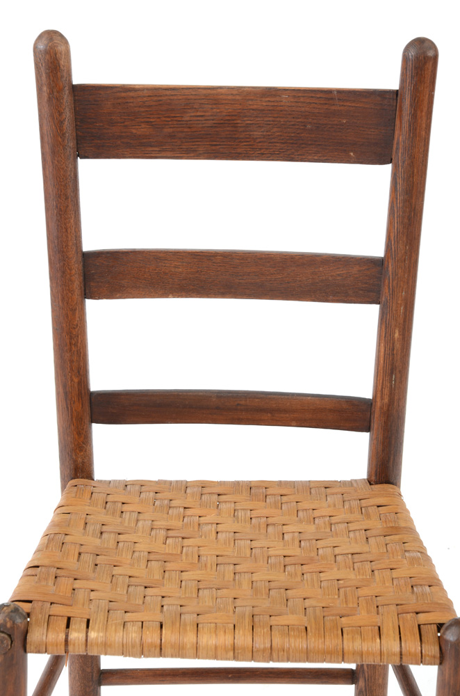 Antique Rush Seat Side Chair EBTH