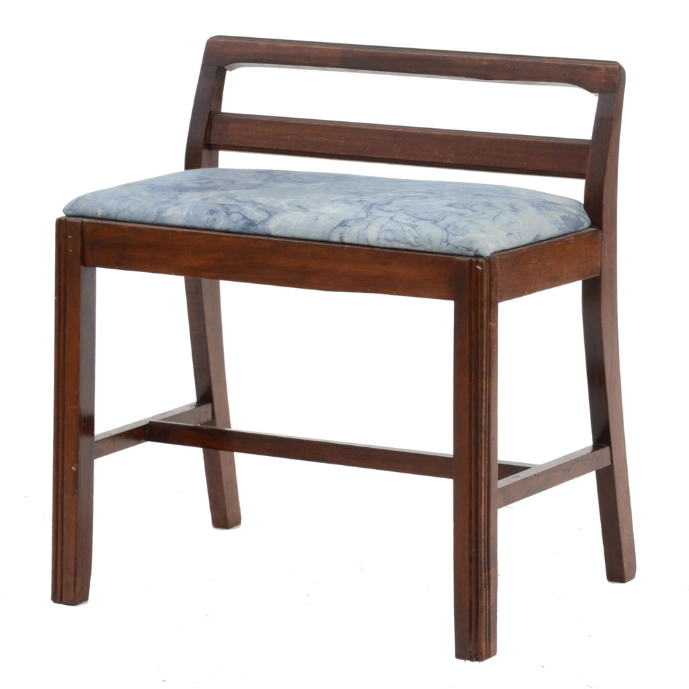 Antique Piano Bench Ebth