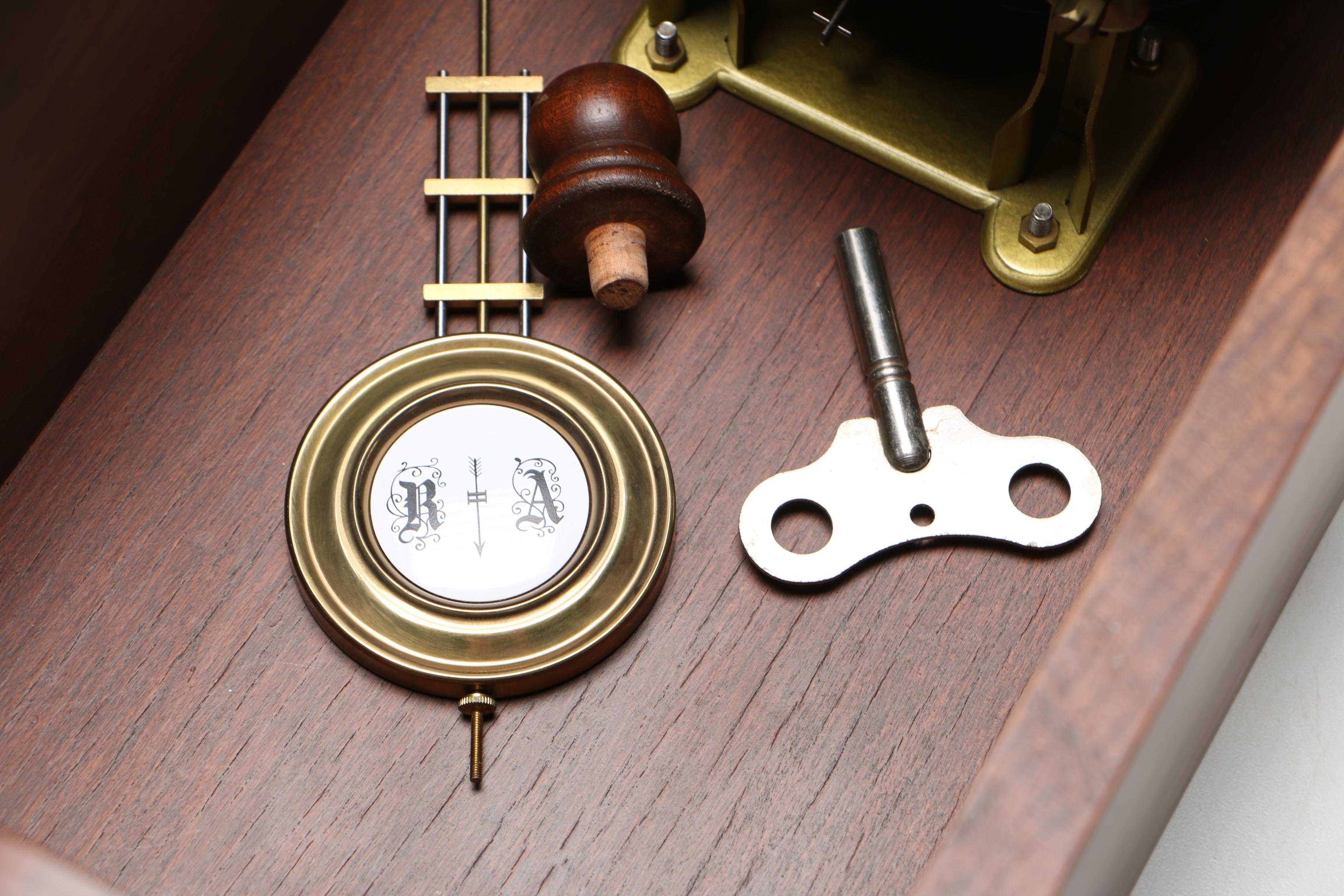 Emperor Boxed Pendulum Wall Clock EBTH