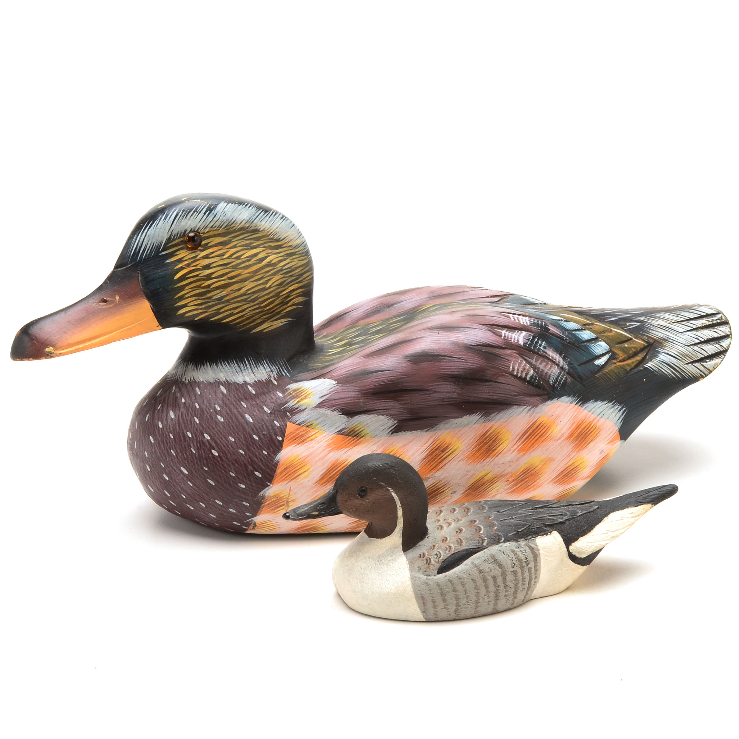 Two Signed Duck Decoys EBTH