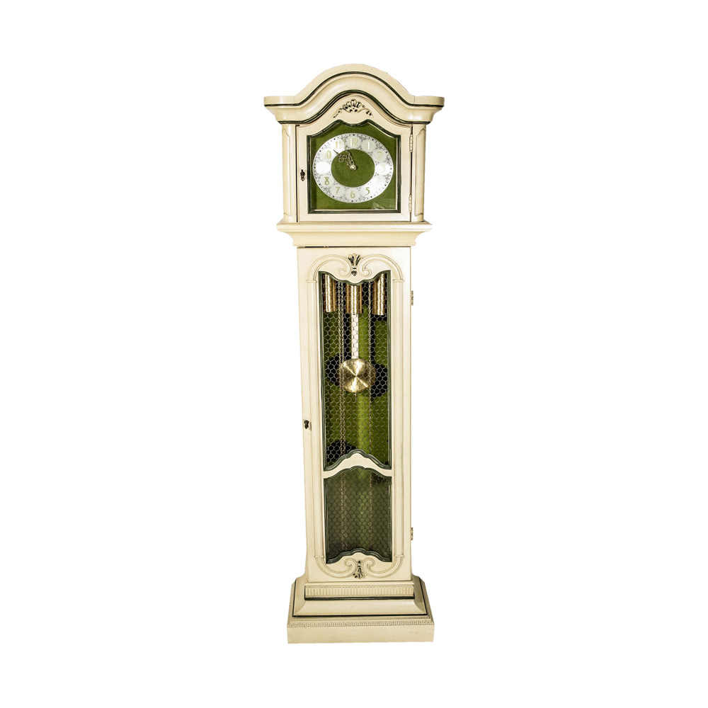 French Provincial Style Painted Grandfather Clock EBTH