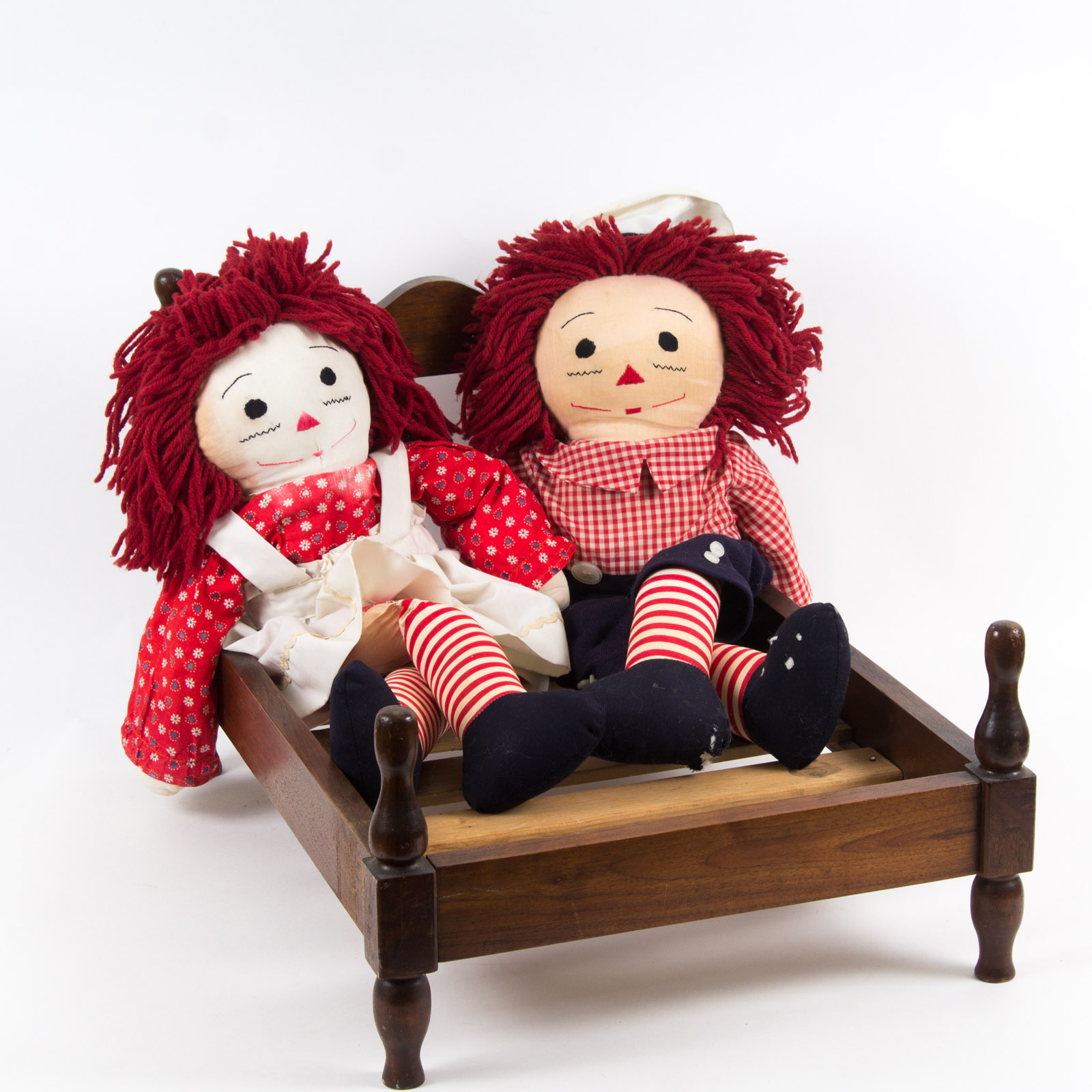 1970's raggedy ann andy dolls