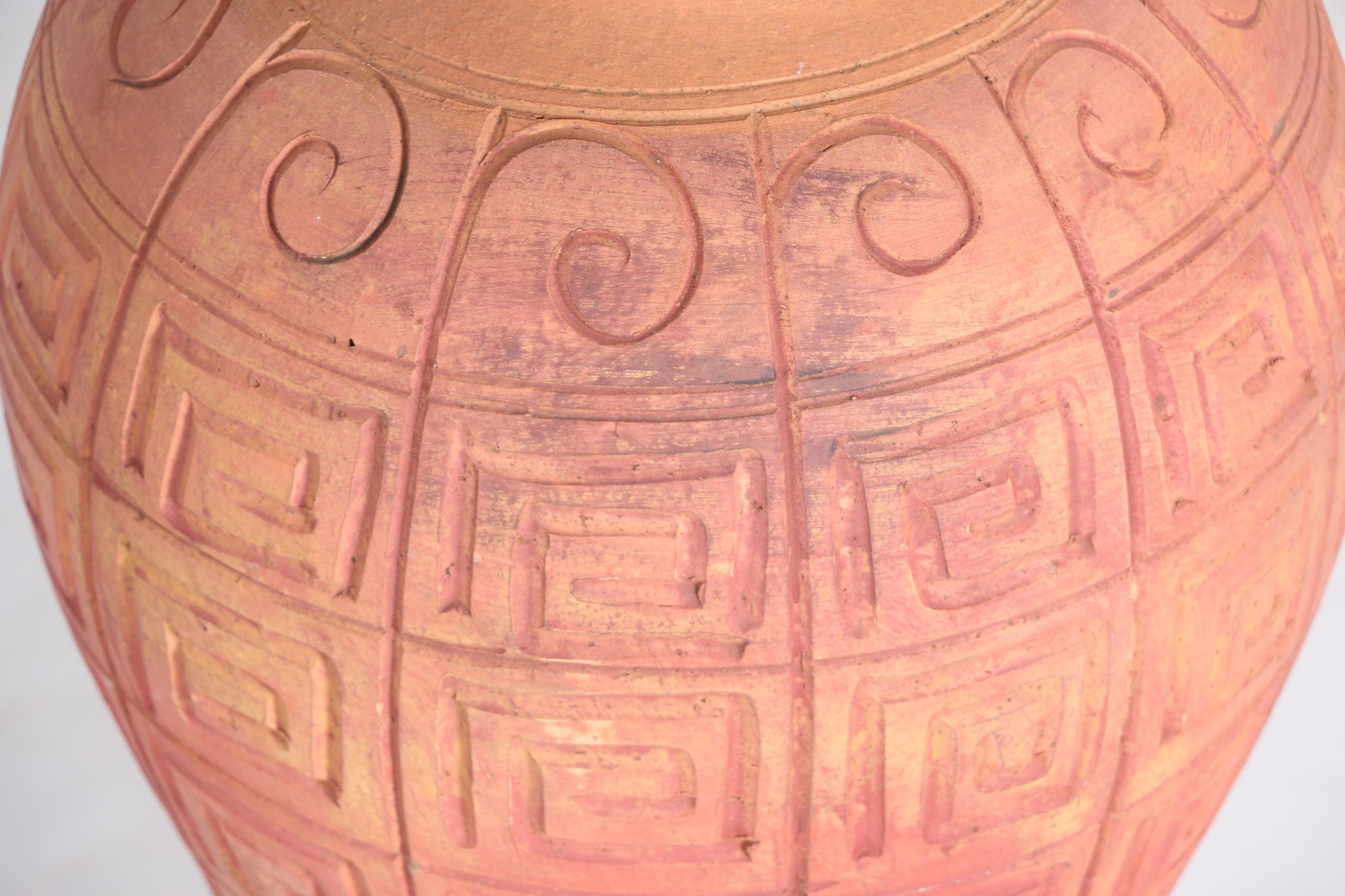 Terra Cotta Urn Pottery Vase EBTH