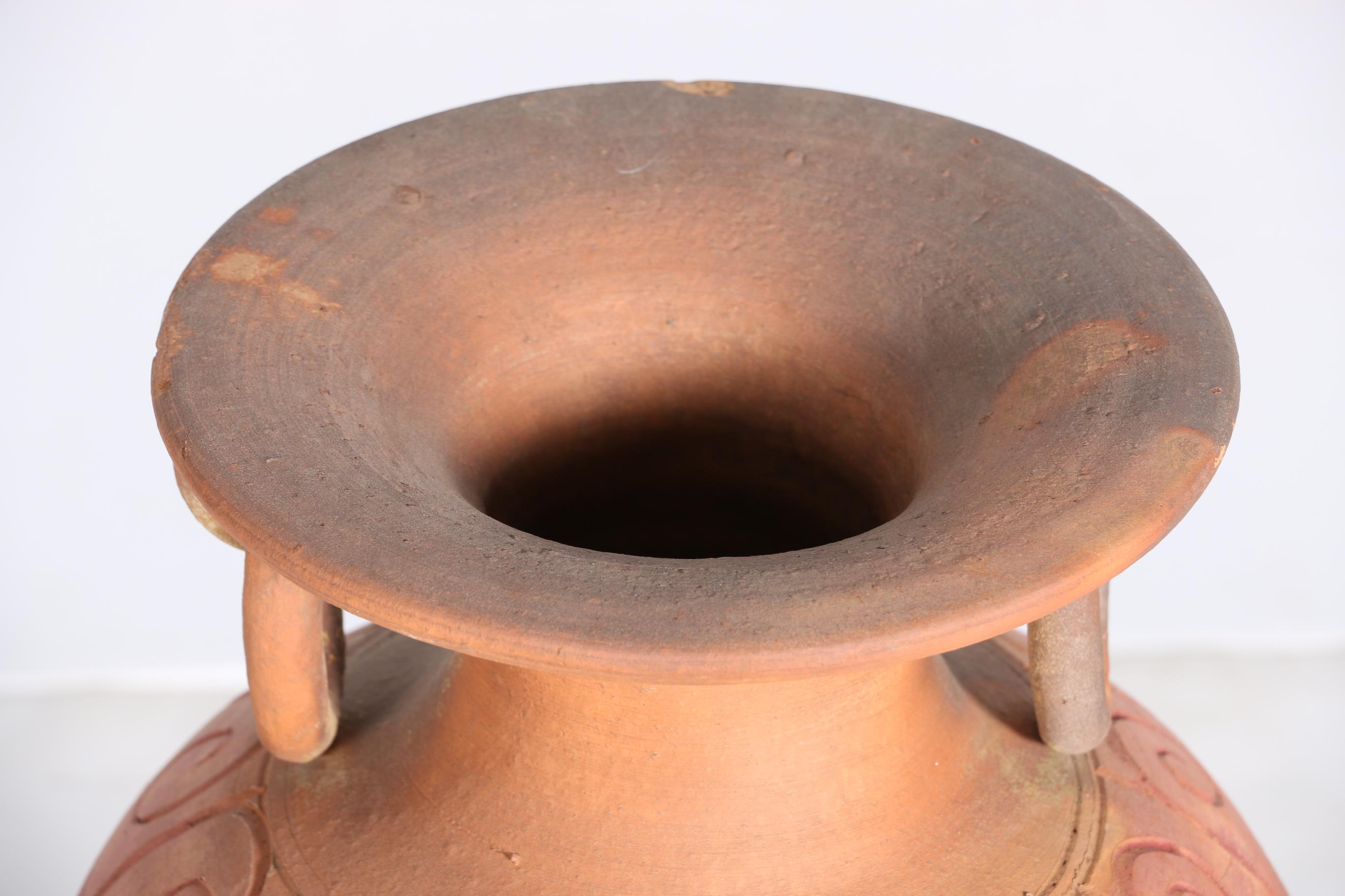 Terra Cotta Urn Pottery Vase EBTH