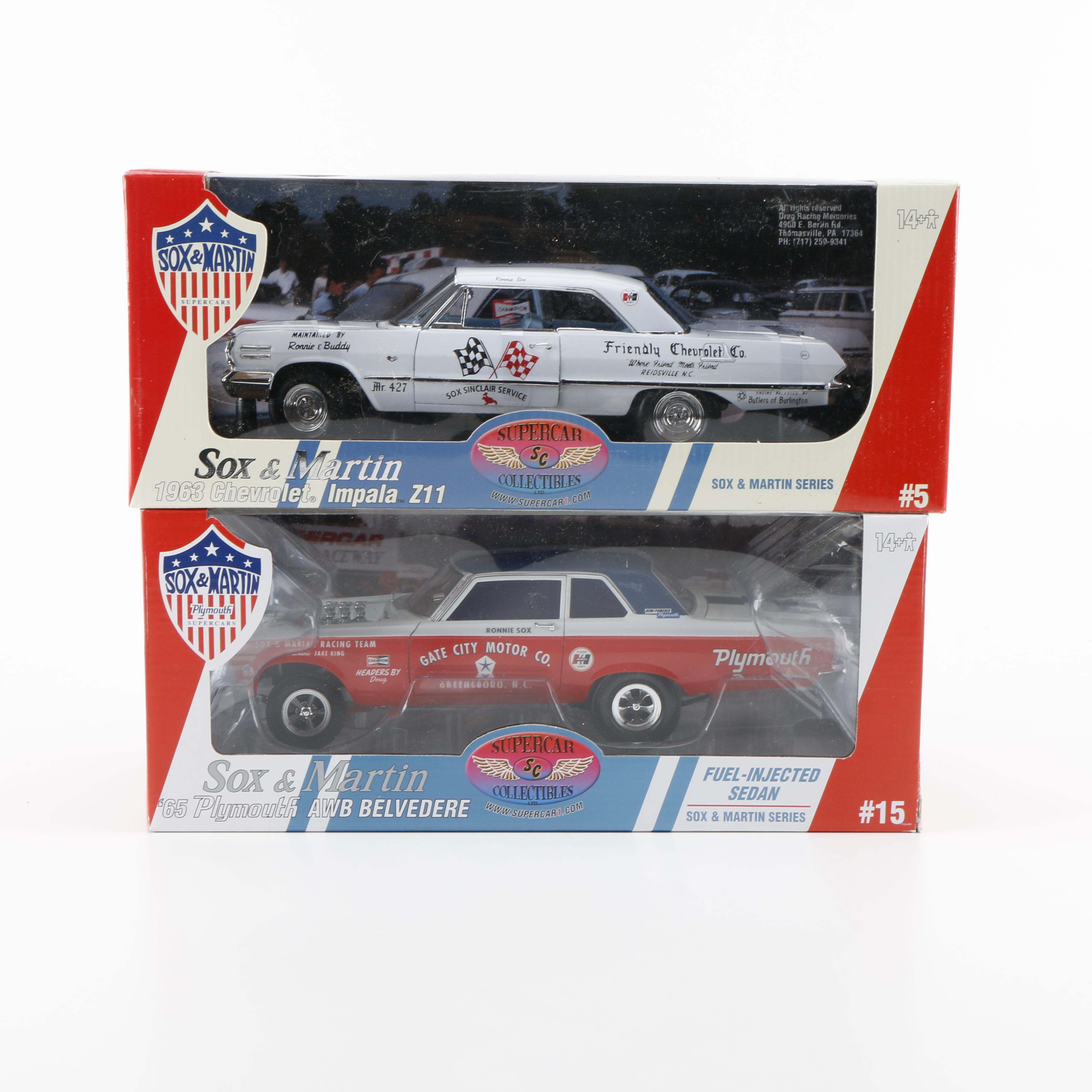 Sox & Martin 1960s DieCast Drag Racing Cars EBTH