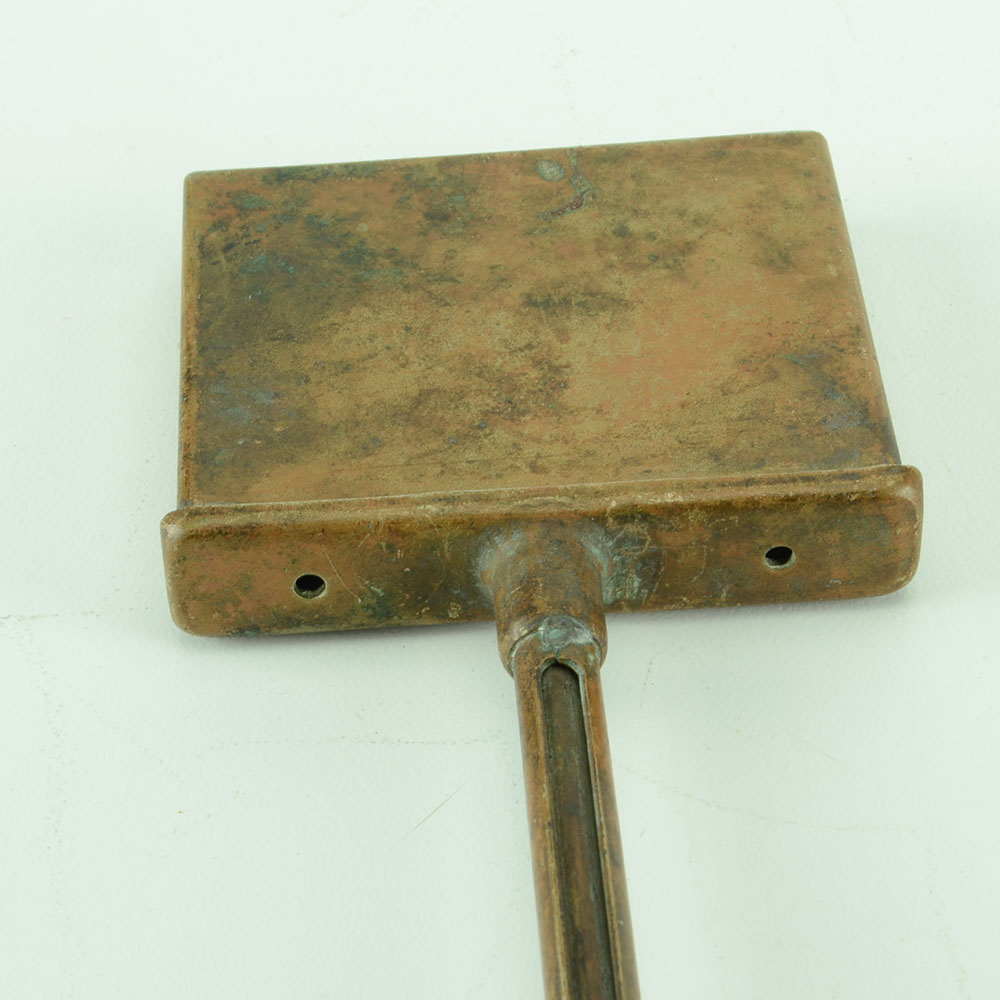 Copper and Wood Square Ice Cream Scoop, Circa 1925 EBTH