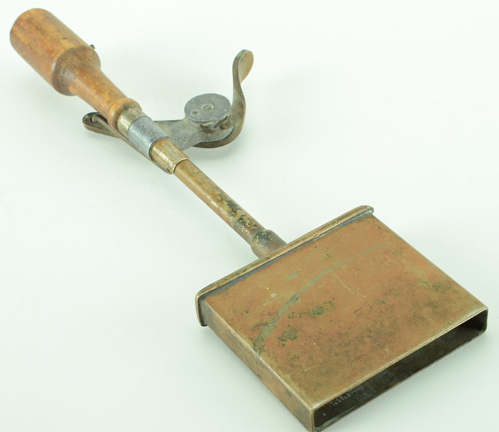 Copper and Wood Square Ice Cream Scoop, Circa 1925 EBTH