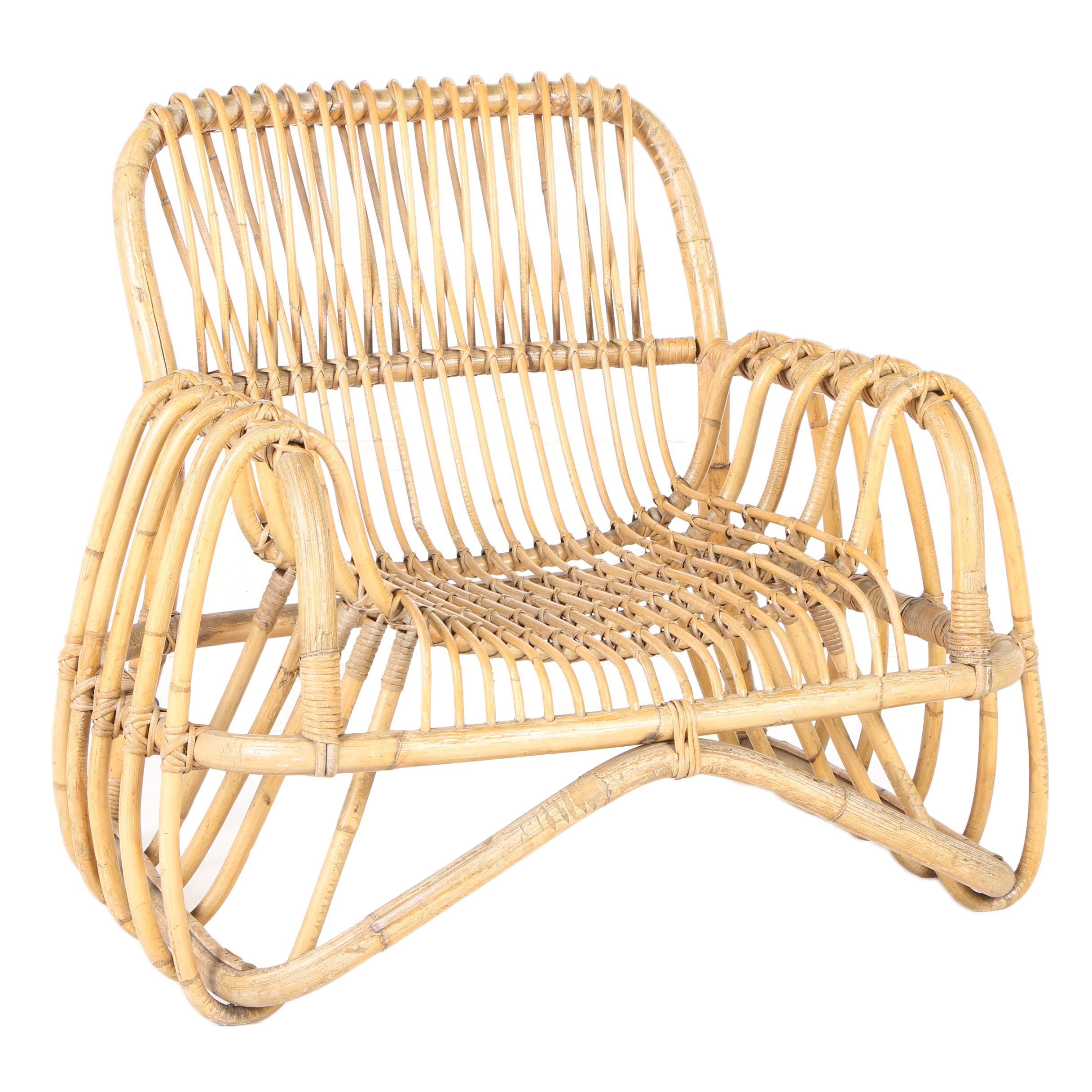 Rattan Club Chair | EBTH