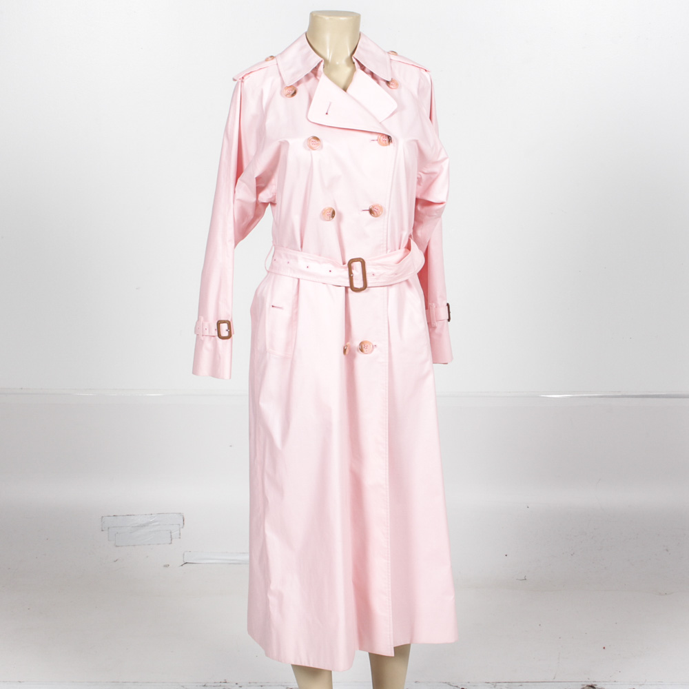 Burberry Light Pink Trench Coat EBTH