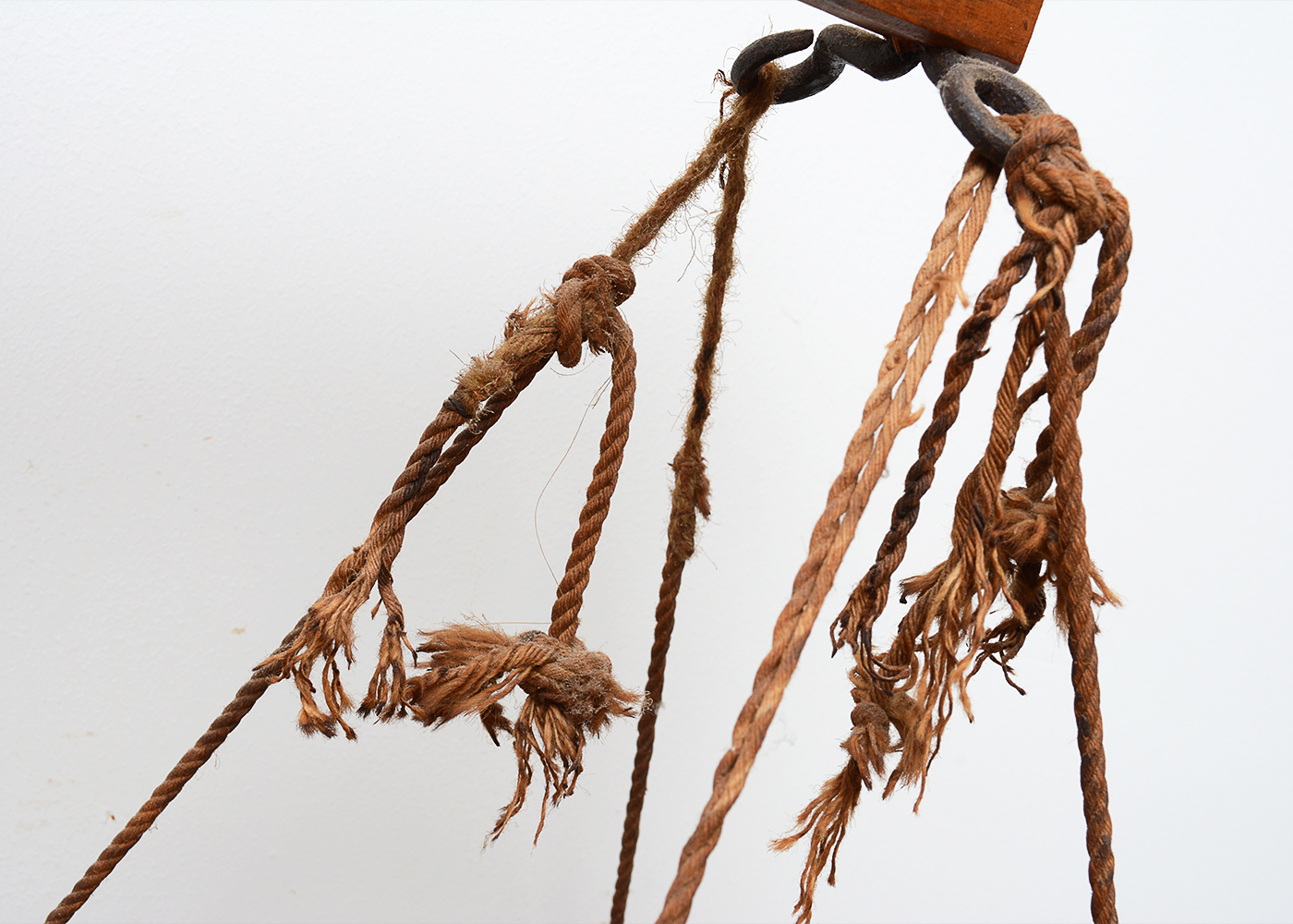 Antique Wooden Hanging Balance Scale EBTH