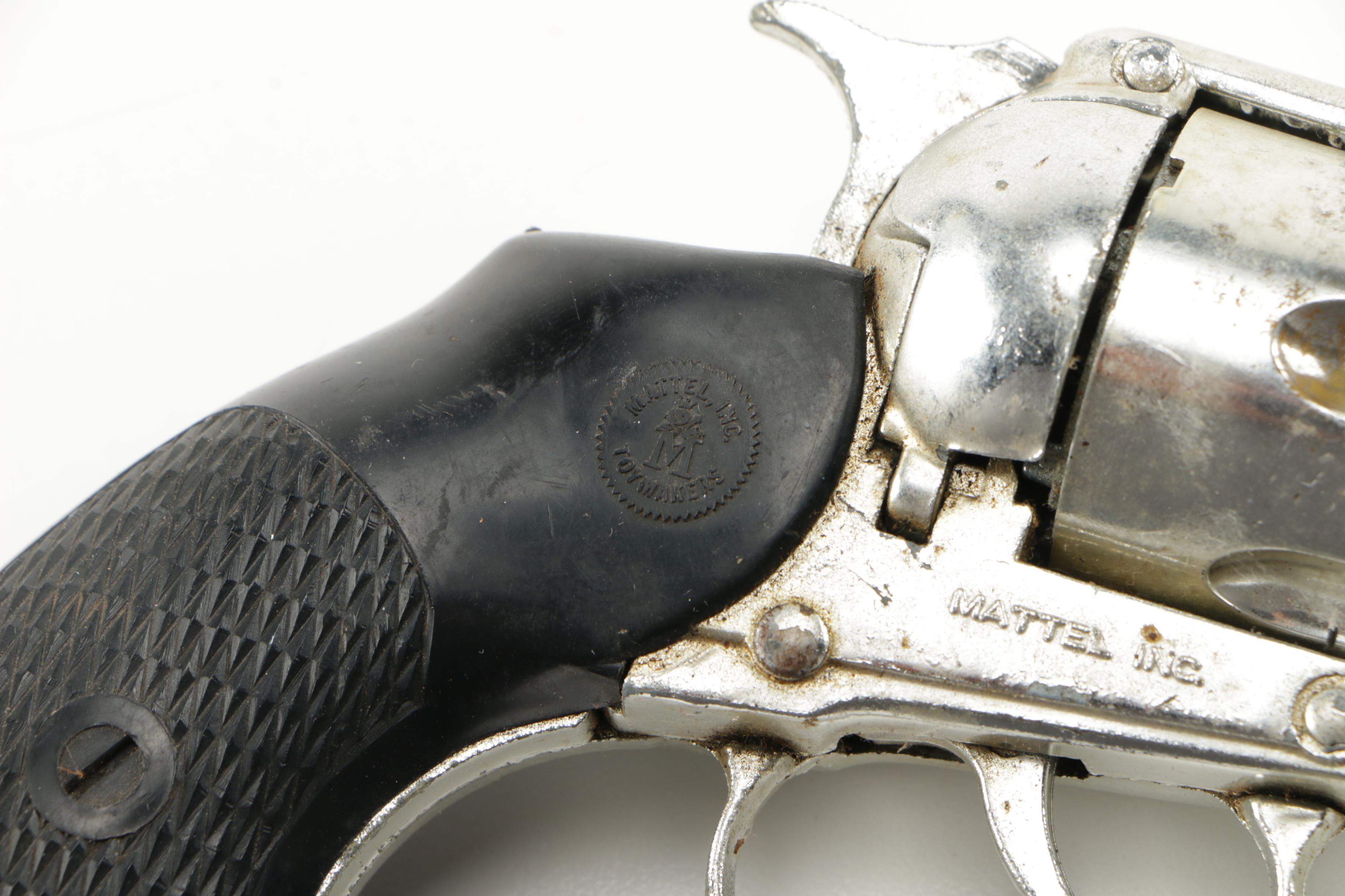 Mattel Vintage Toy Revolvers With Gun Belts EBTH