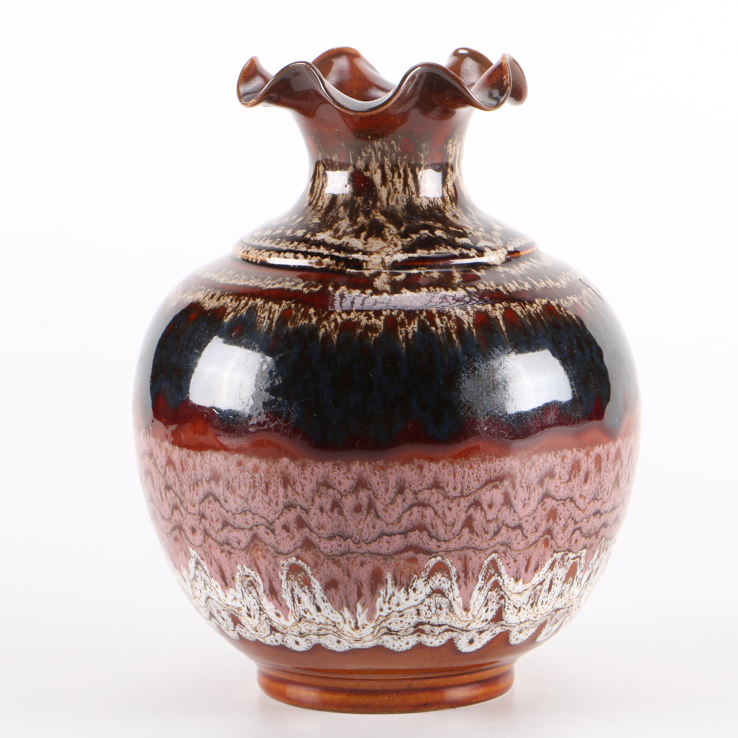 Sebastiano Maglio Master Potter Haeger Hand Thrown Pottery Vase EBTH