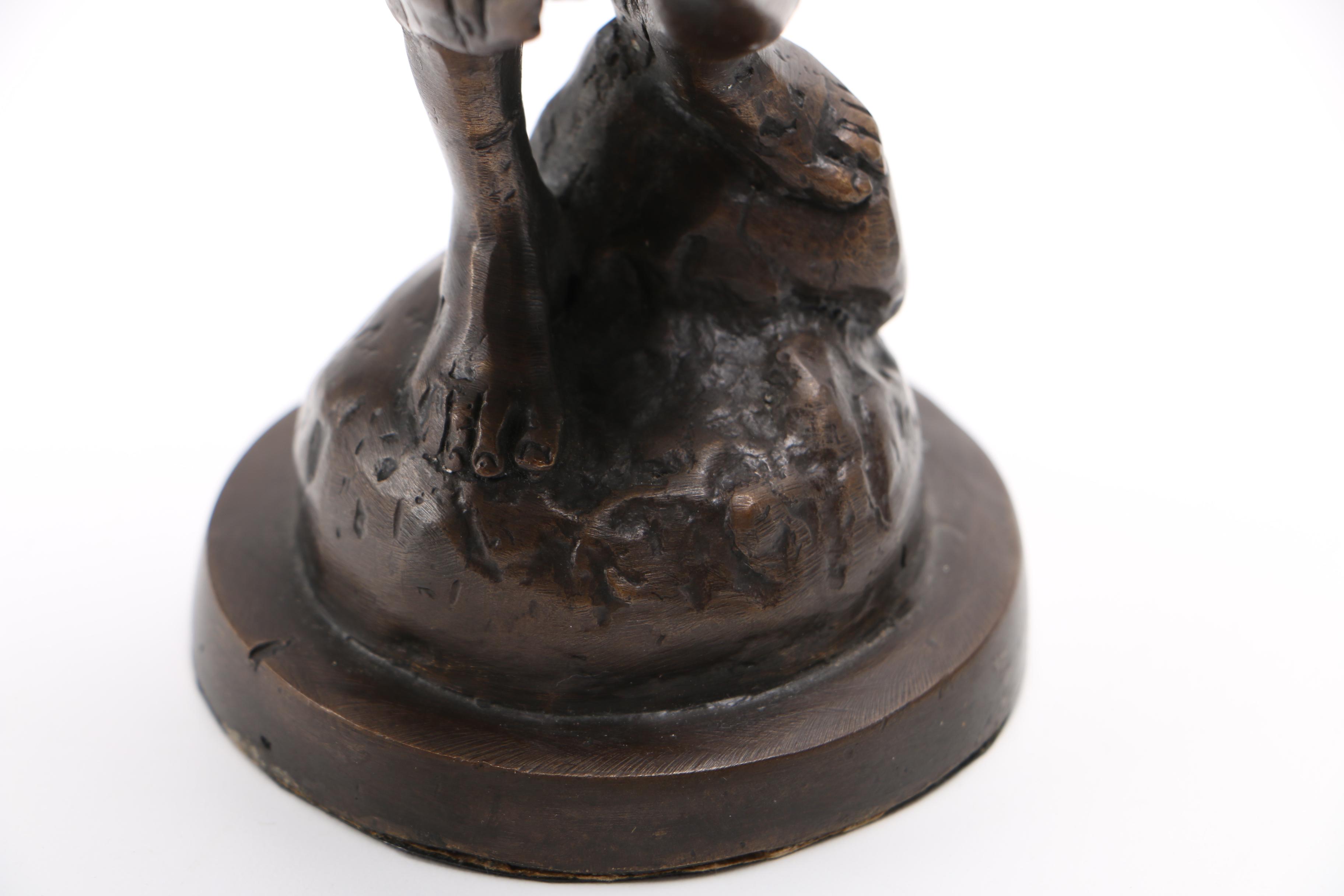 Bronze Figural Candle Holders EBTH