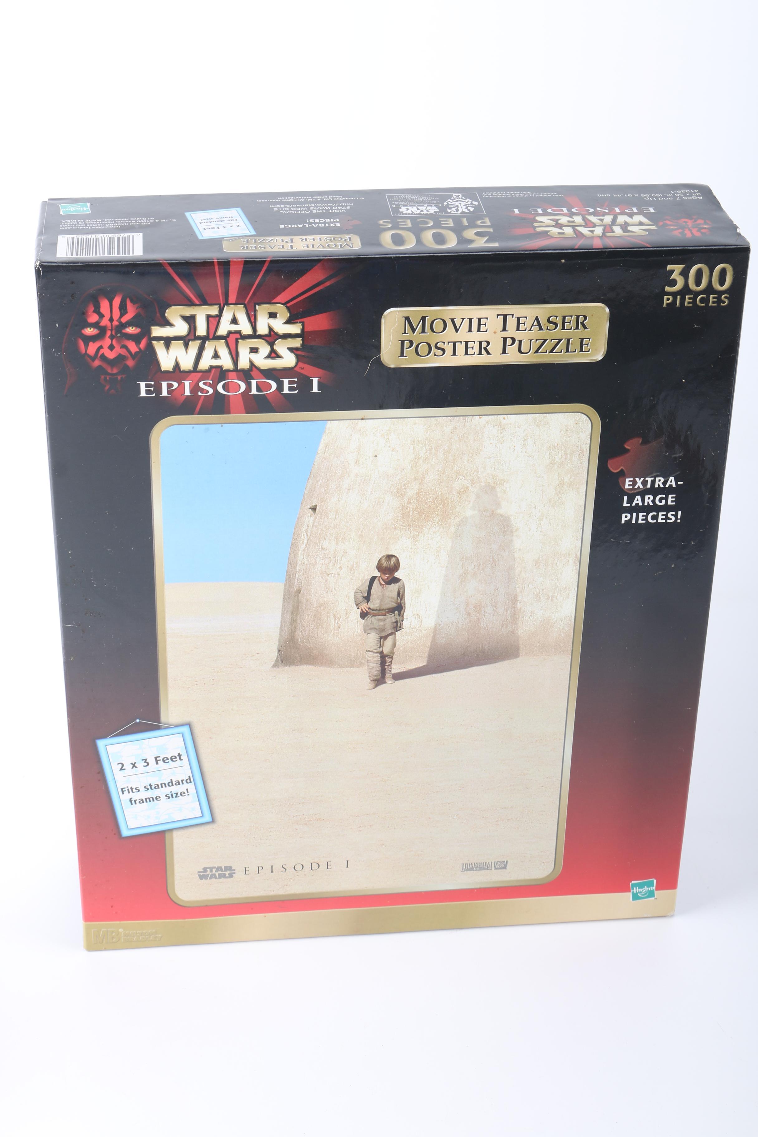 "Star Wars" Action Figures, Trading Cards, and Puzzle EBTH