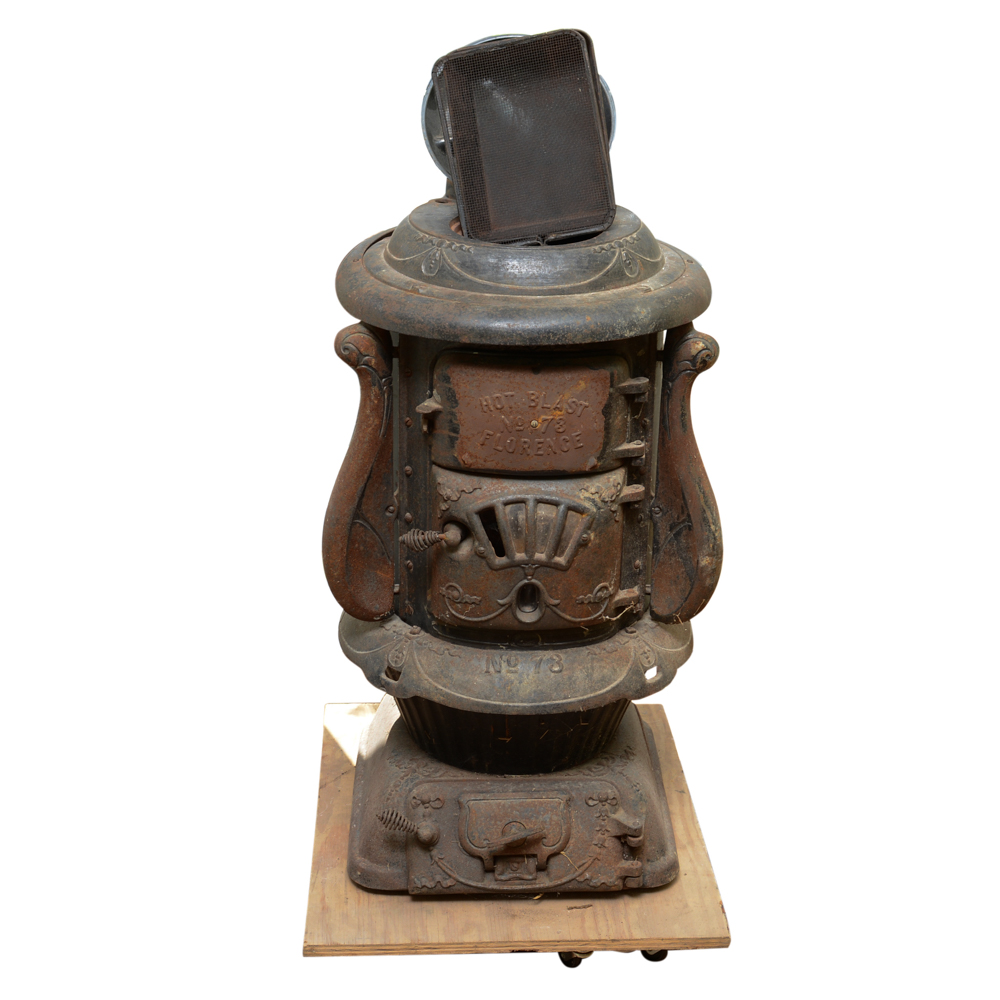 Antique Florence Stove Hot Blast No. 73 EBTH