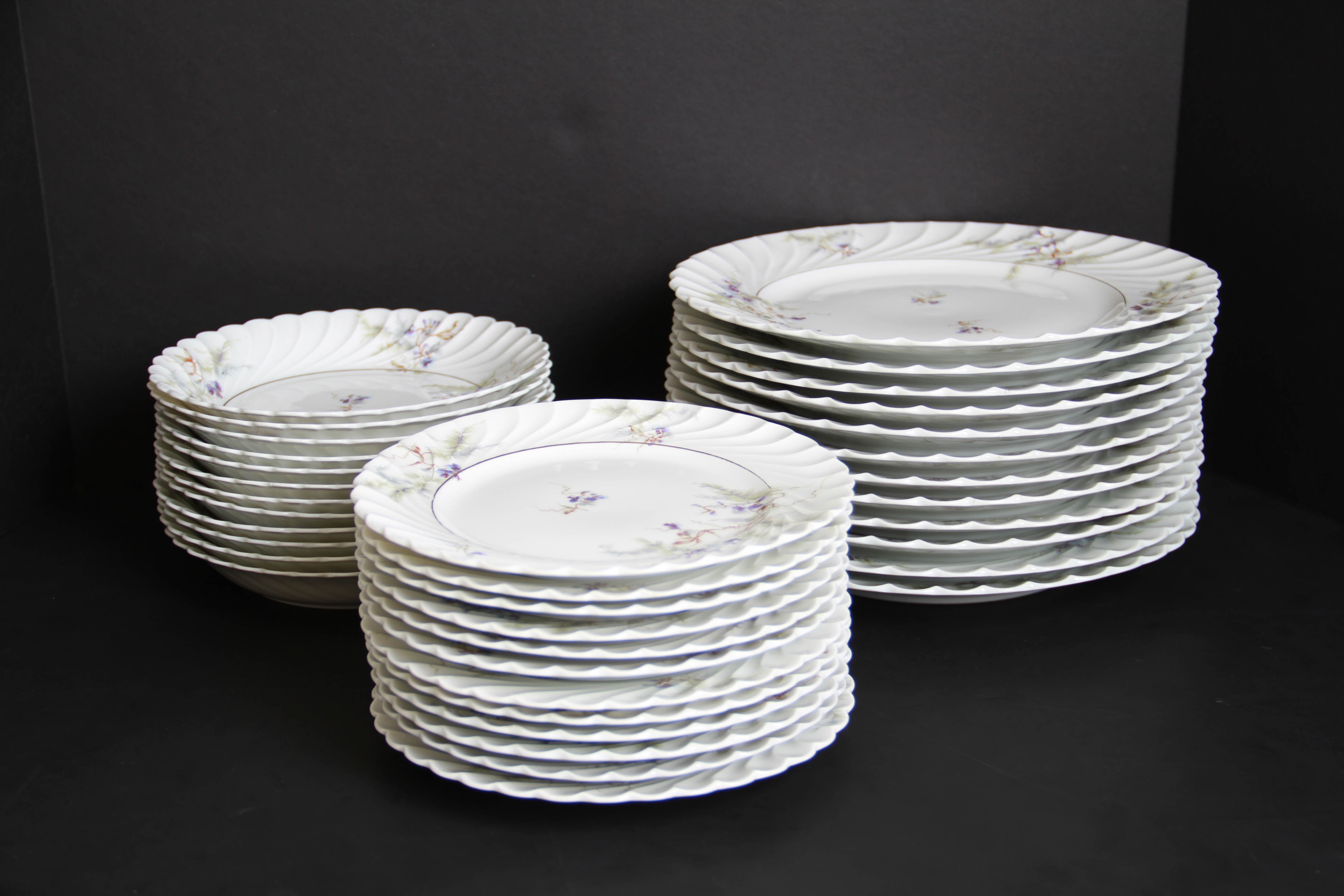 Large Set of Haviland Limoges "Orsay" China EBTH